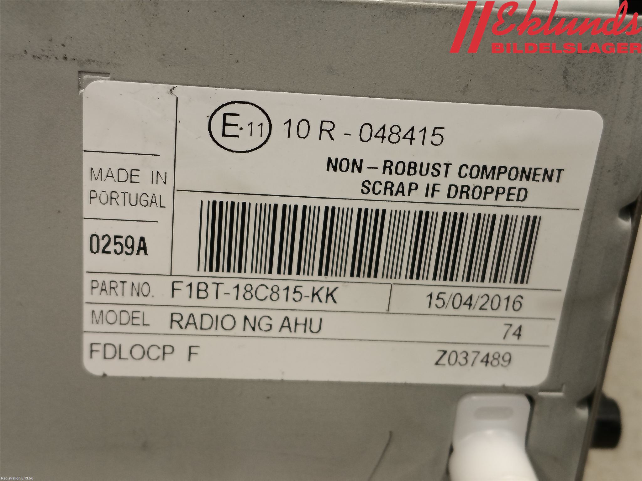 Ford FOCUS 15-18 Cd Radio - Multimediapanel