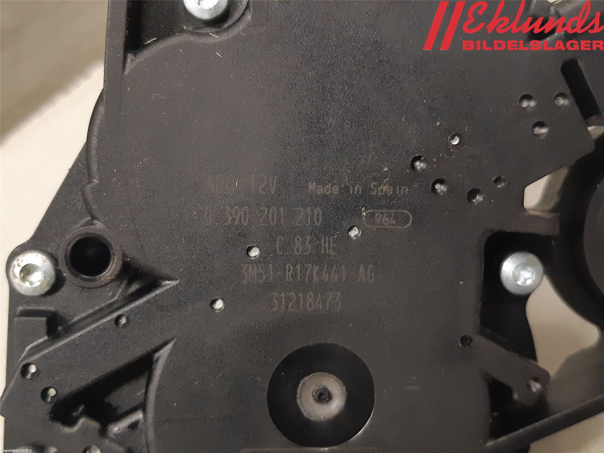 Ford MONDEO 07-15 Torkarmotor Baklucka