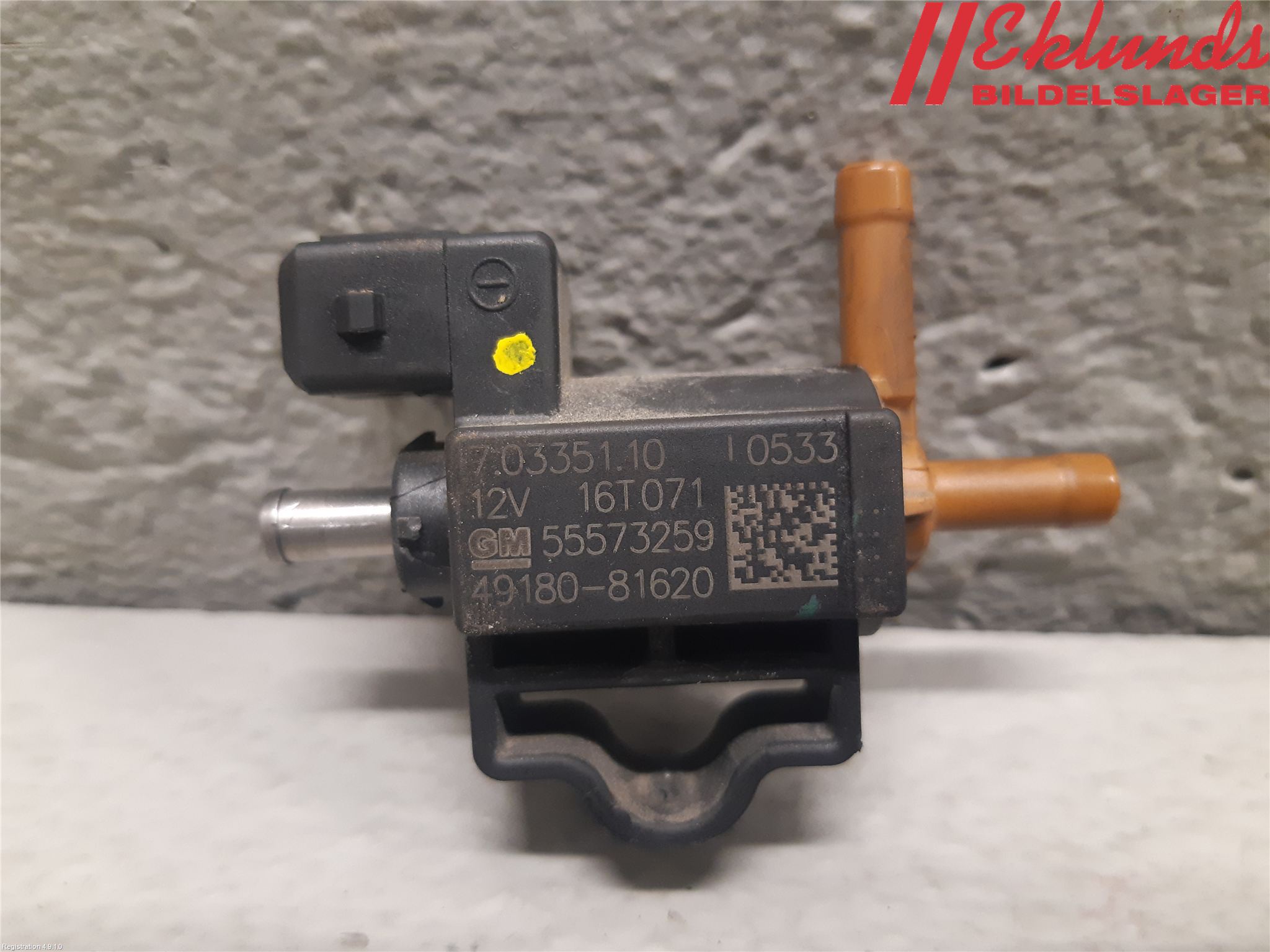 Opel ASTRA K 16-22 Vakuumventil