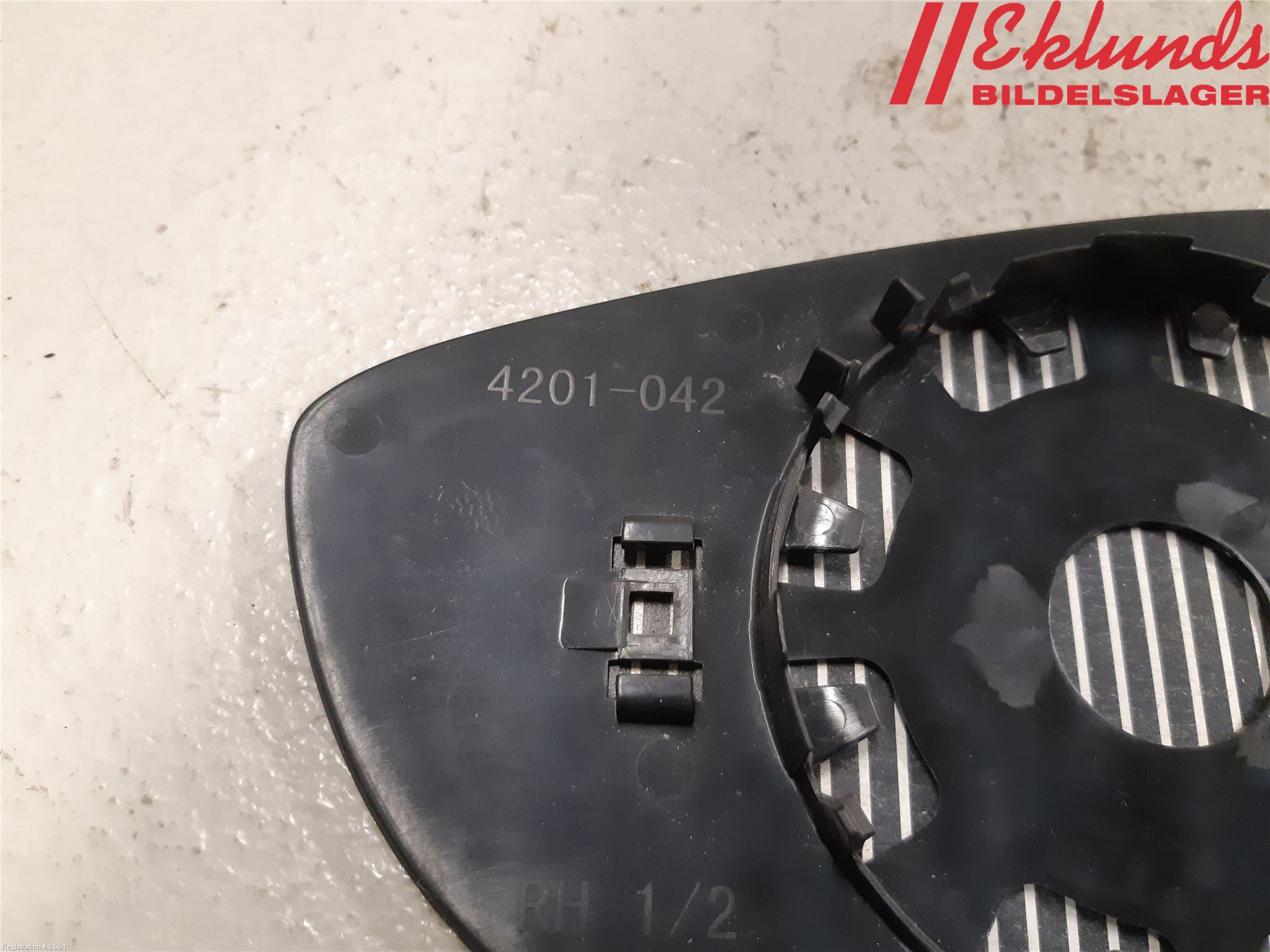 Ford FIESTA 09-12 Spegelglas Hö