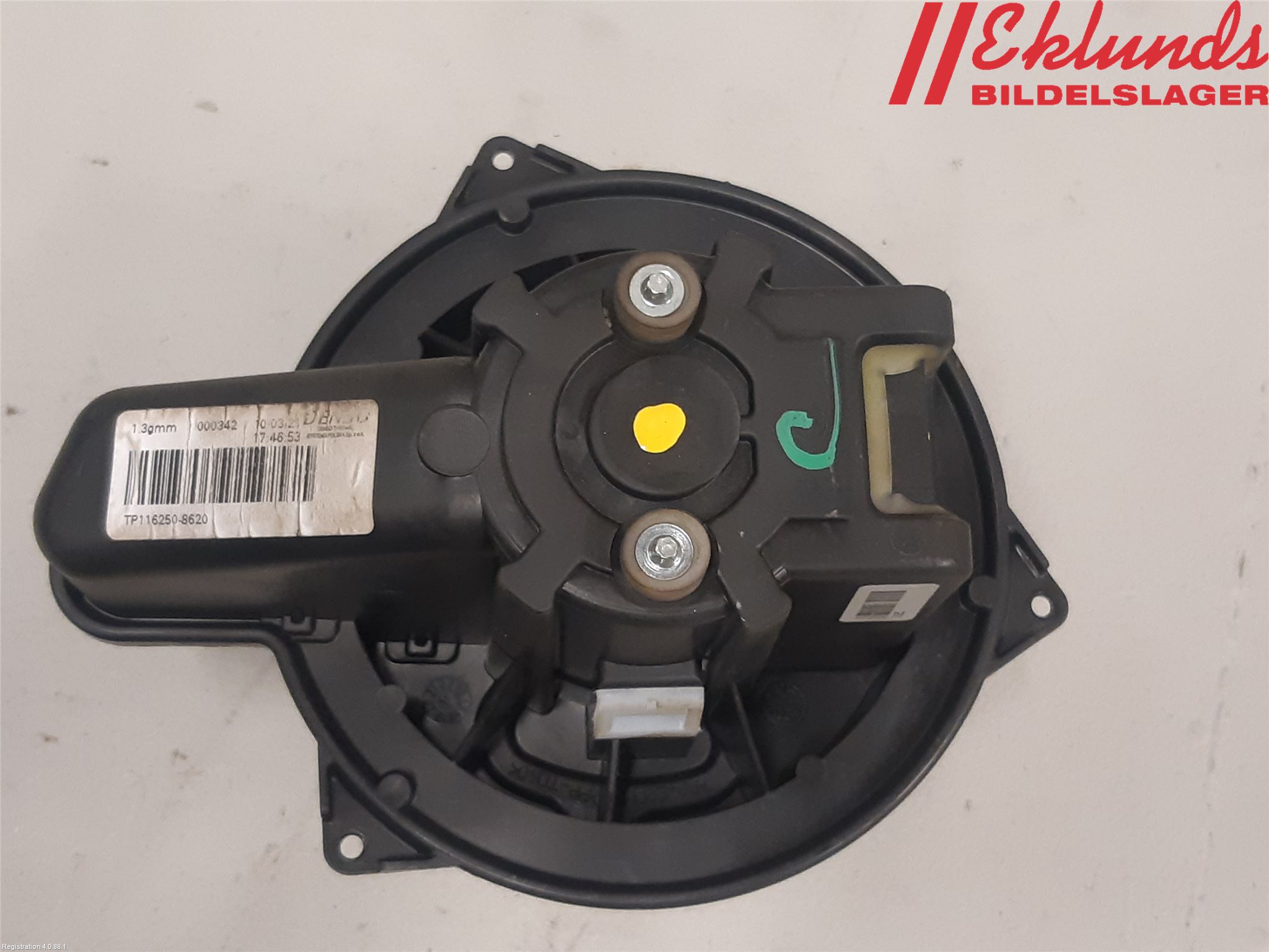 Fiat 500e 20- Värmefläkt