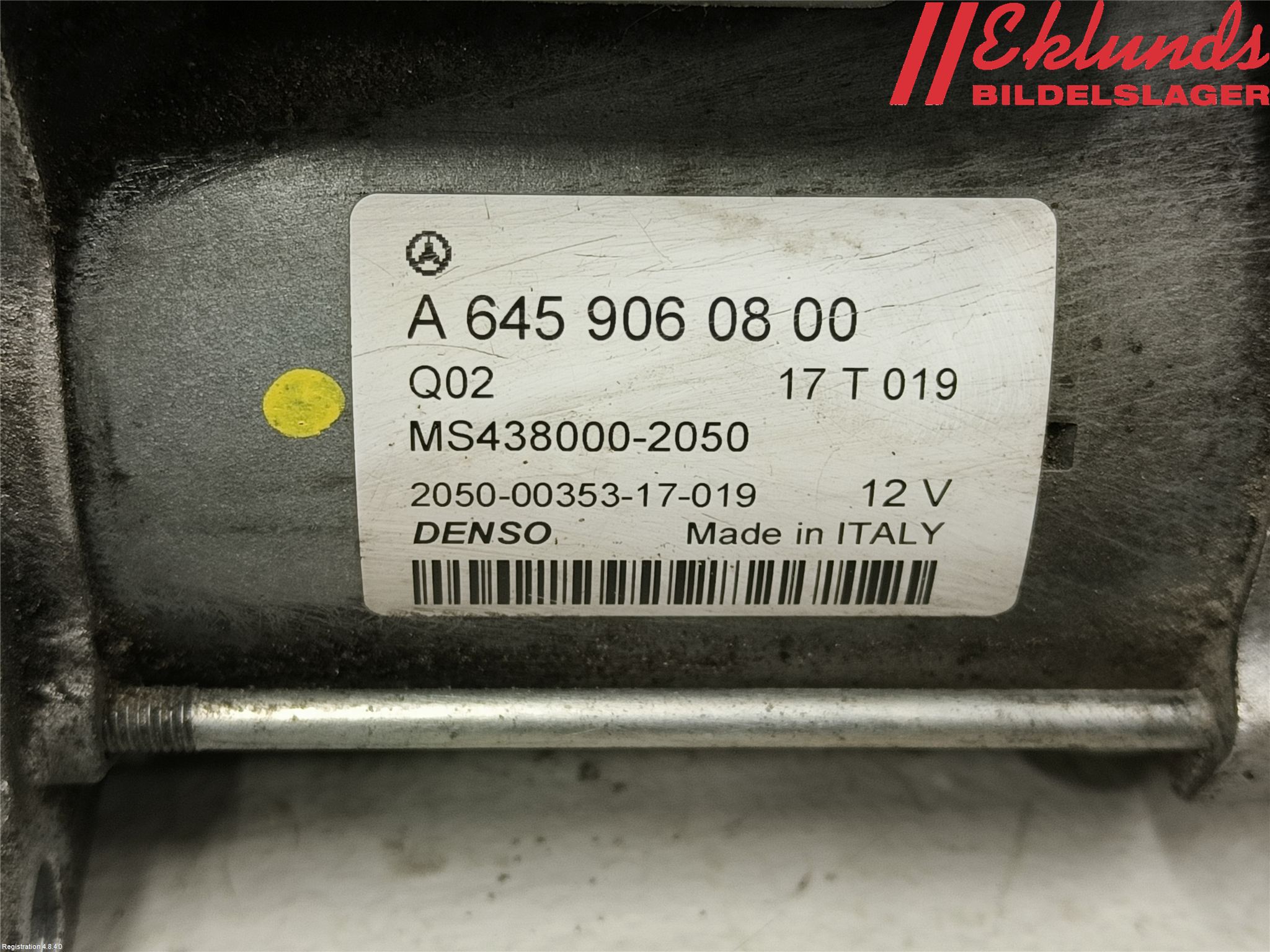 Mercedes-Benz MB A-KLASS (W176) 13-18 Startmotor Diesel