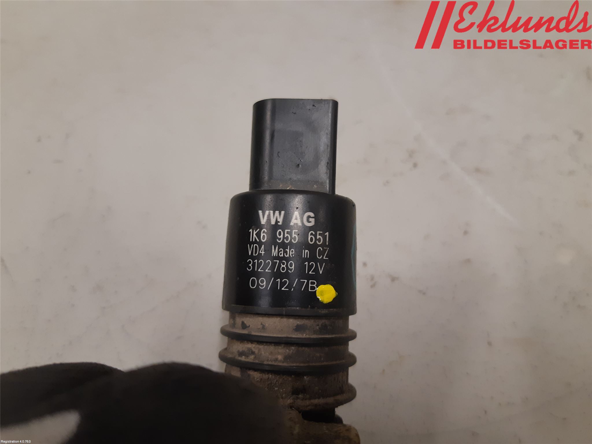 Volkswagen VW CADDY 11-15 Spolartank Vindruta-Strål