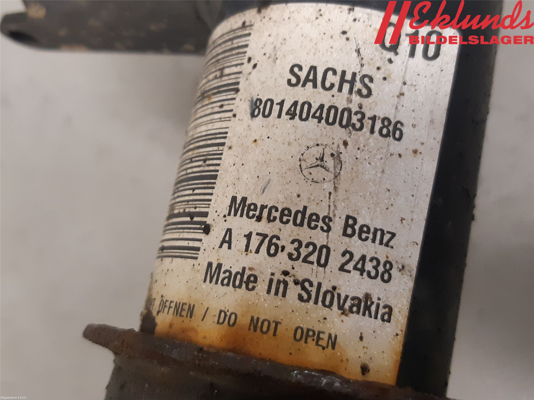 Mercedes-Benz MB CLA-KLASS (C117/X117) 13-19 Fjäderben Fram Höger