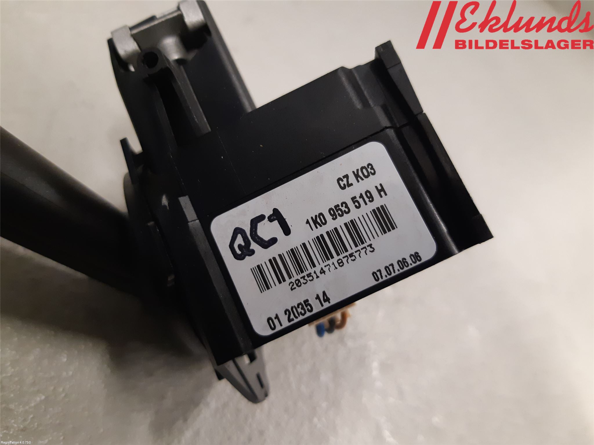 Volkswagen VW GOLF V 04-09 Spak Torkar-Spolomk