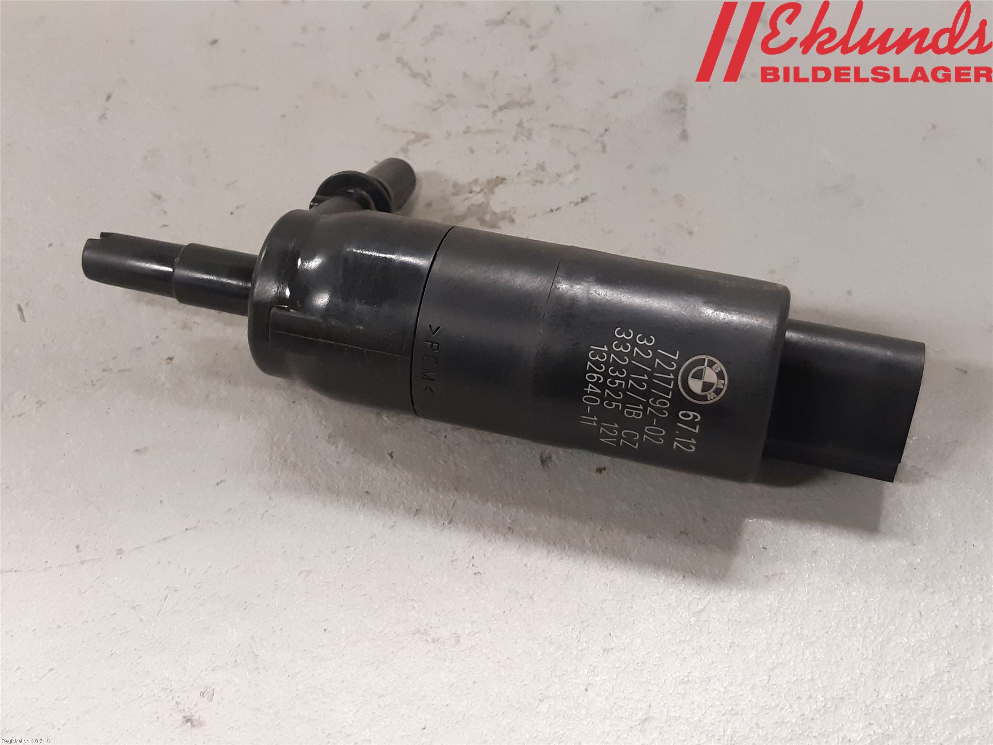 BMW 3 F30/F31/F80 12-19 Spolarpump Högtryck