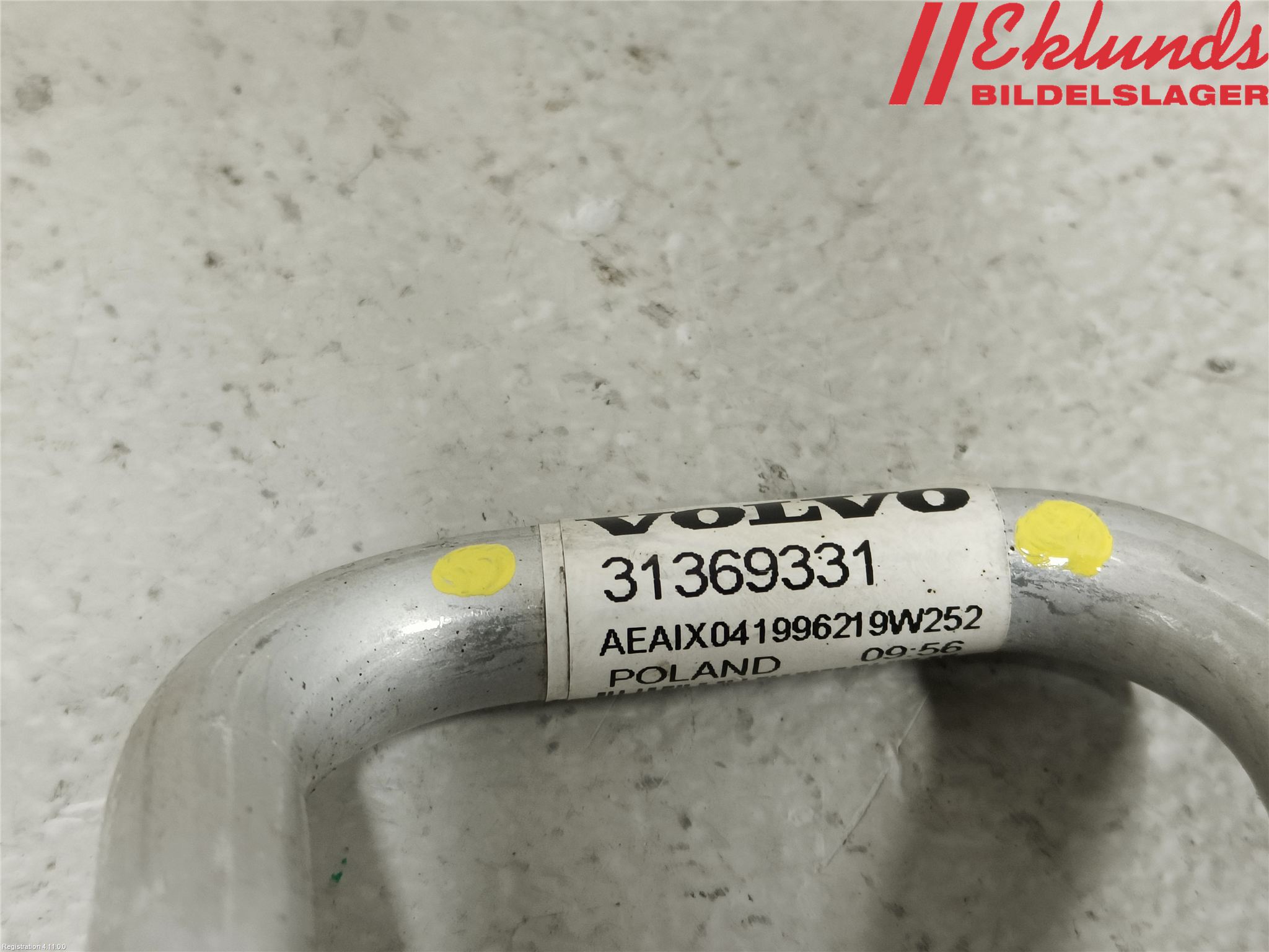 Volvo V60 19- Ac Slang-Rör