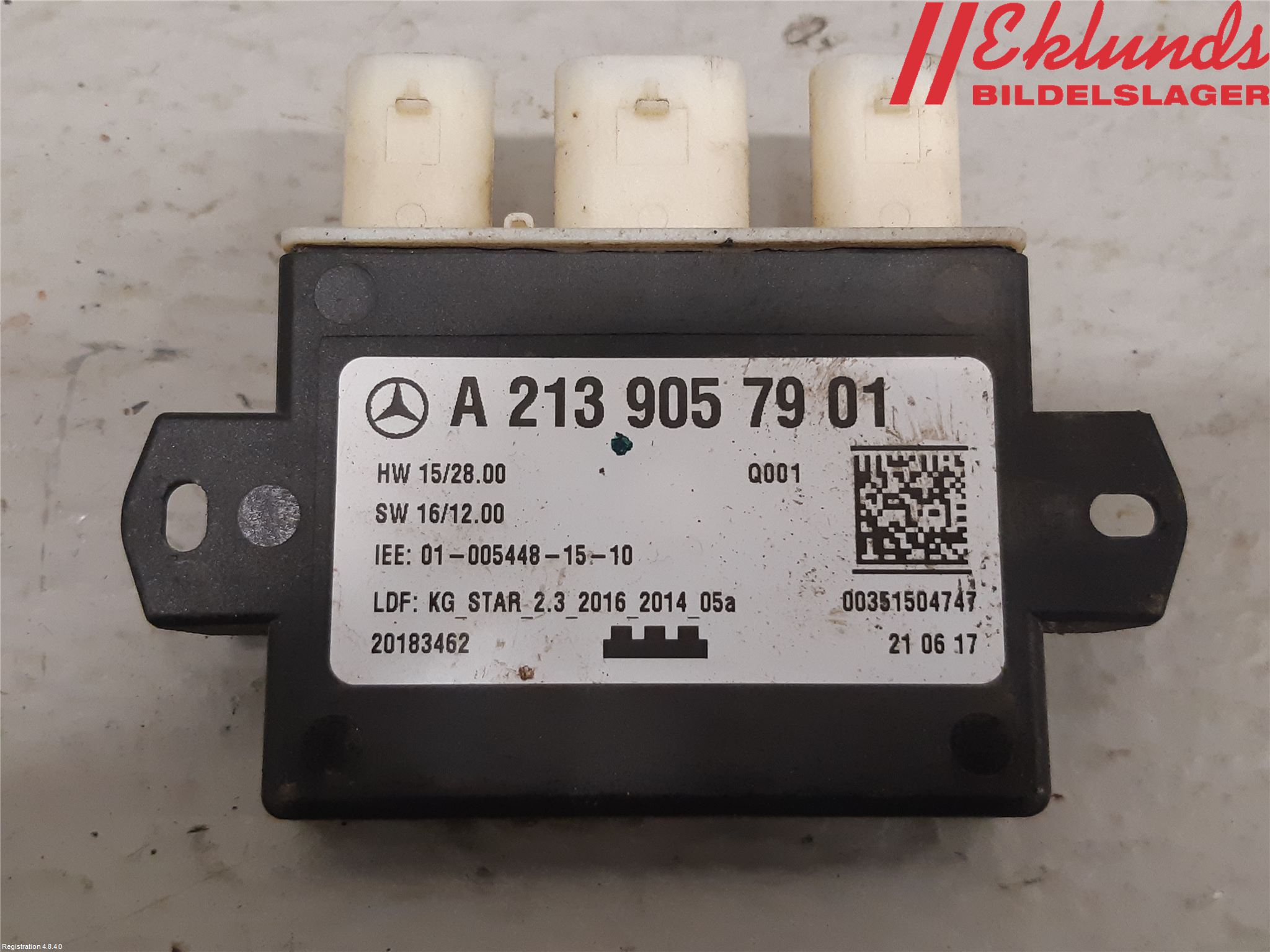 Mercedes-Benz MB E-KLASS (W213) 16-23 Styrenhet Övrigt