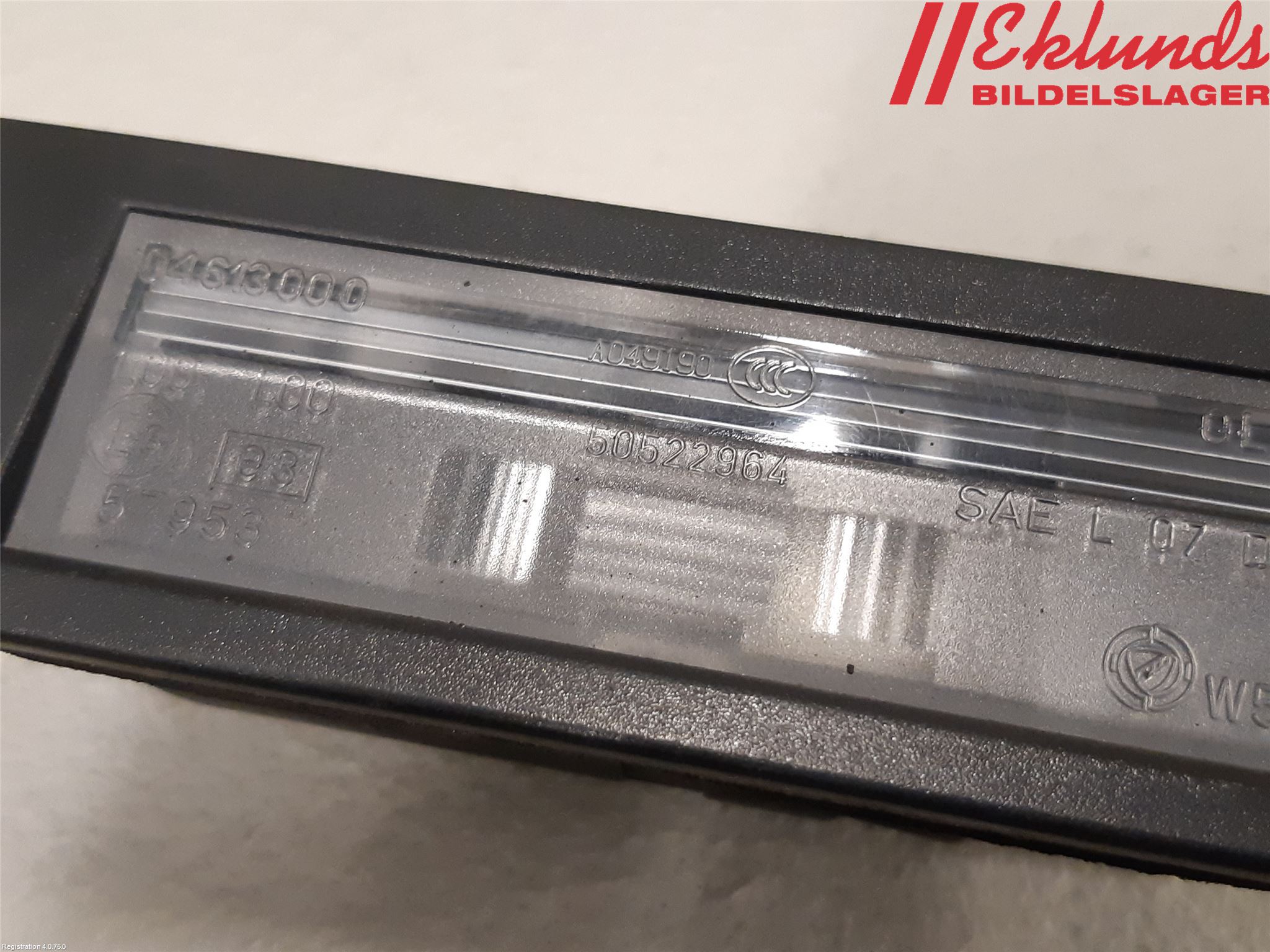 Fiat 500L 13-19 Skylt Belysning