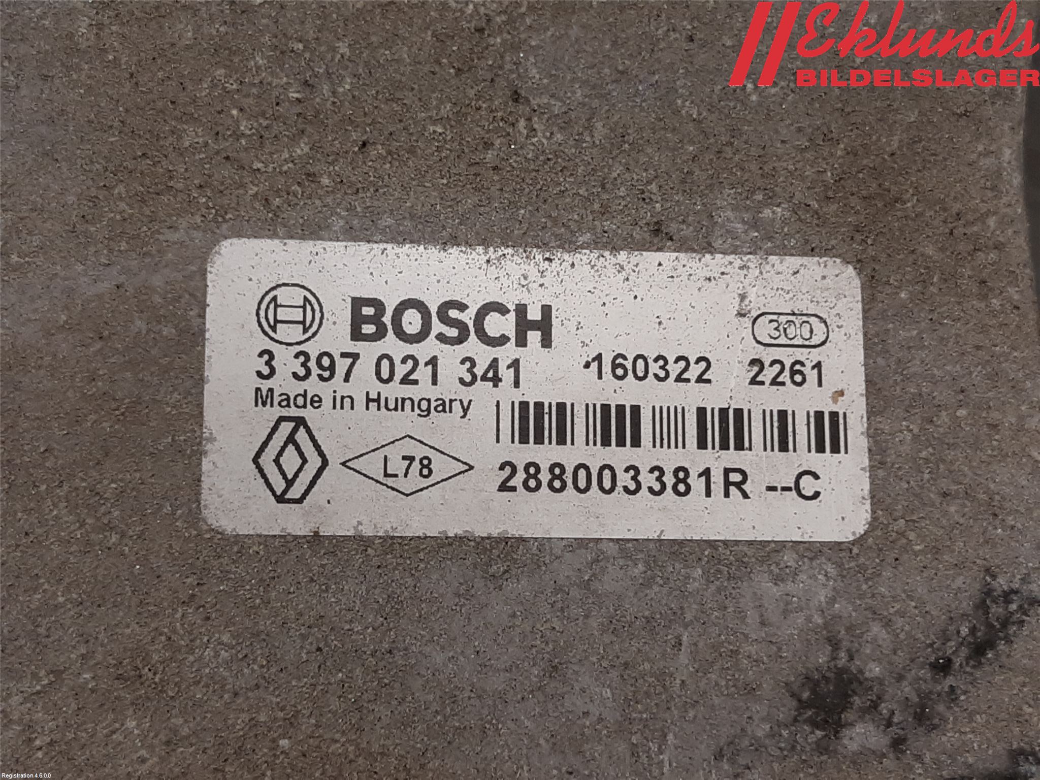 Renault ZOE/E-TECH 13- Torkarmekanism Vindruta