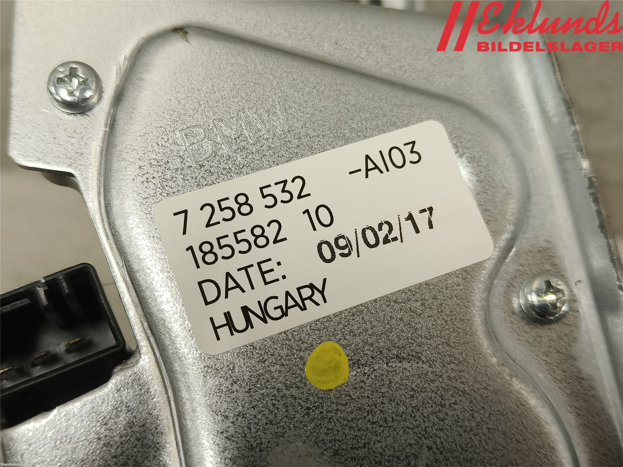 BMW 1 F20/F21 11-19 Torkarmotor Baklucka
