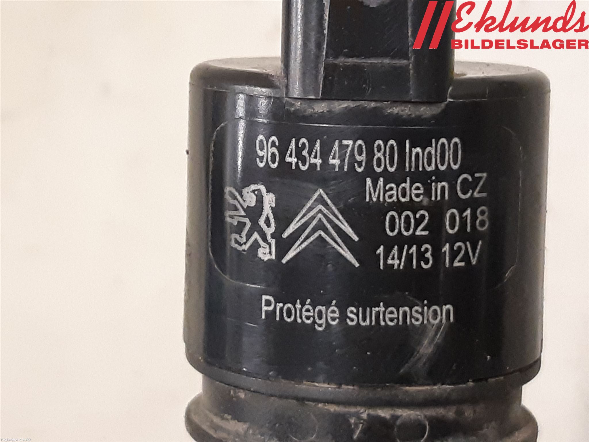 Citroen DS5 Spolarpump Vindruta