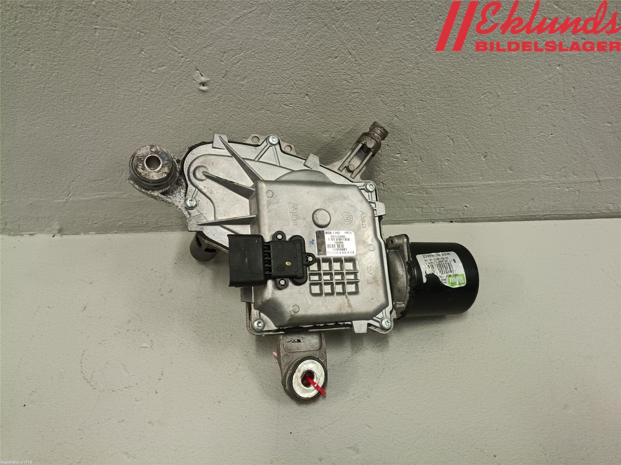 Citroen C4 PICASSO 06-13 Torkarmotor Vindruta