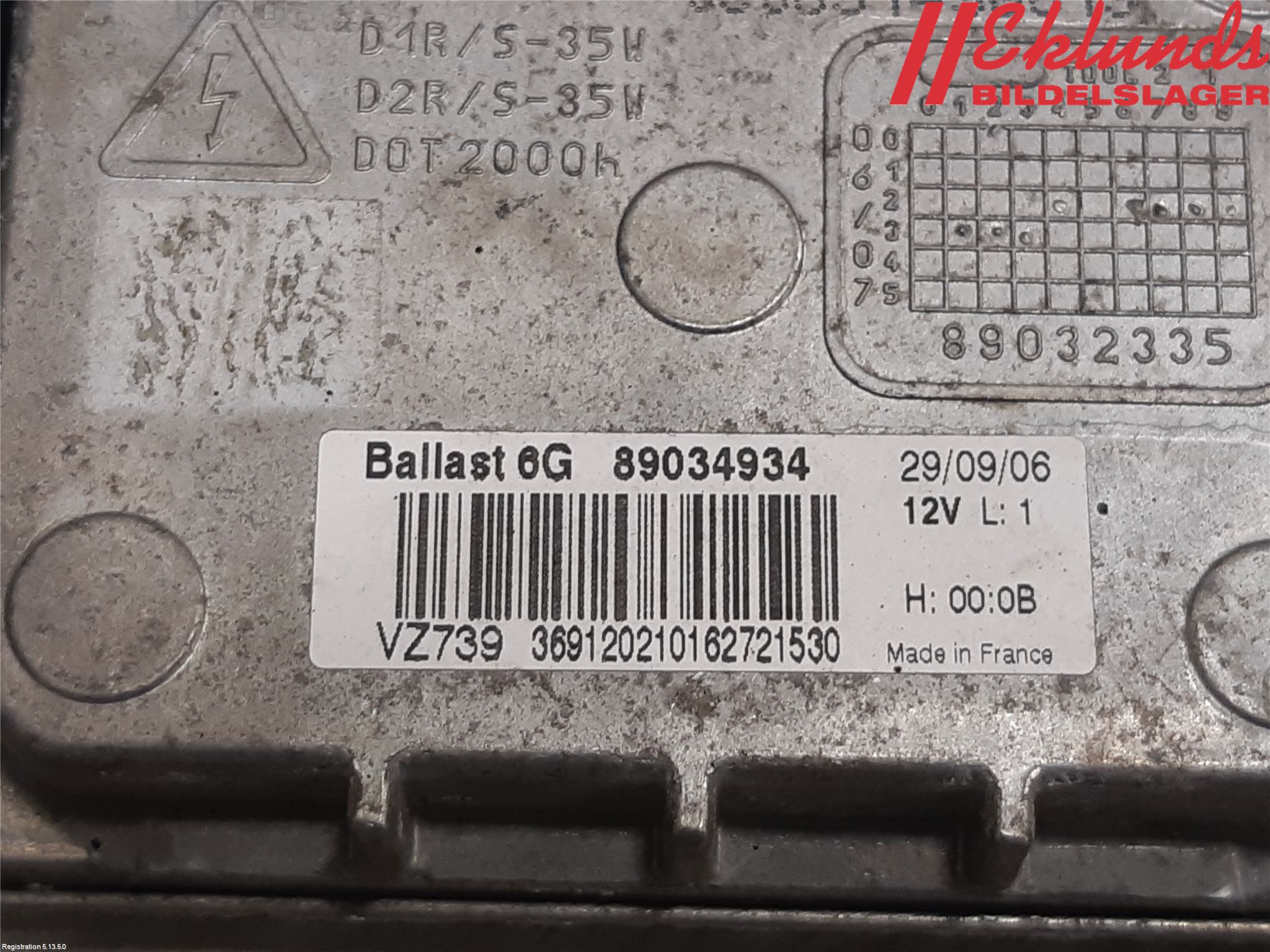 Volvo V70 05-08 Styrenhet Strålkastare