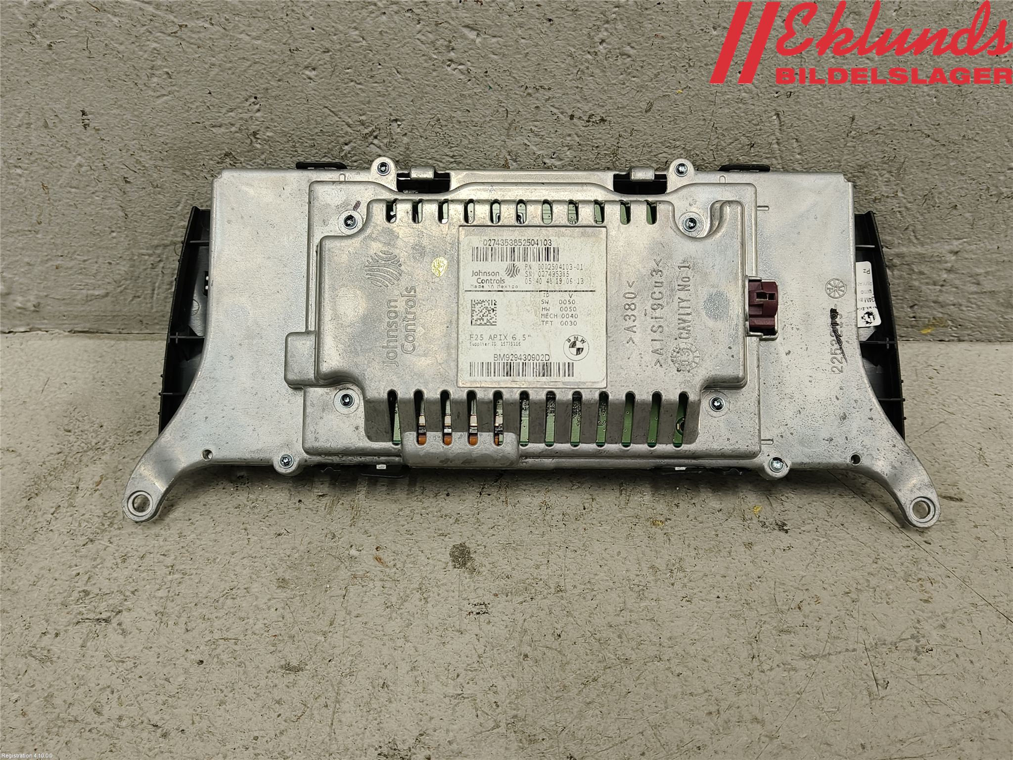 BMW X3 F25 10-17 Bildskärm