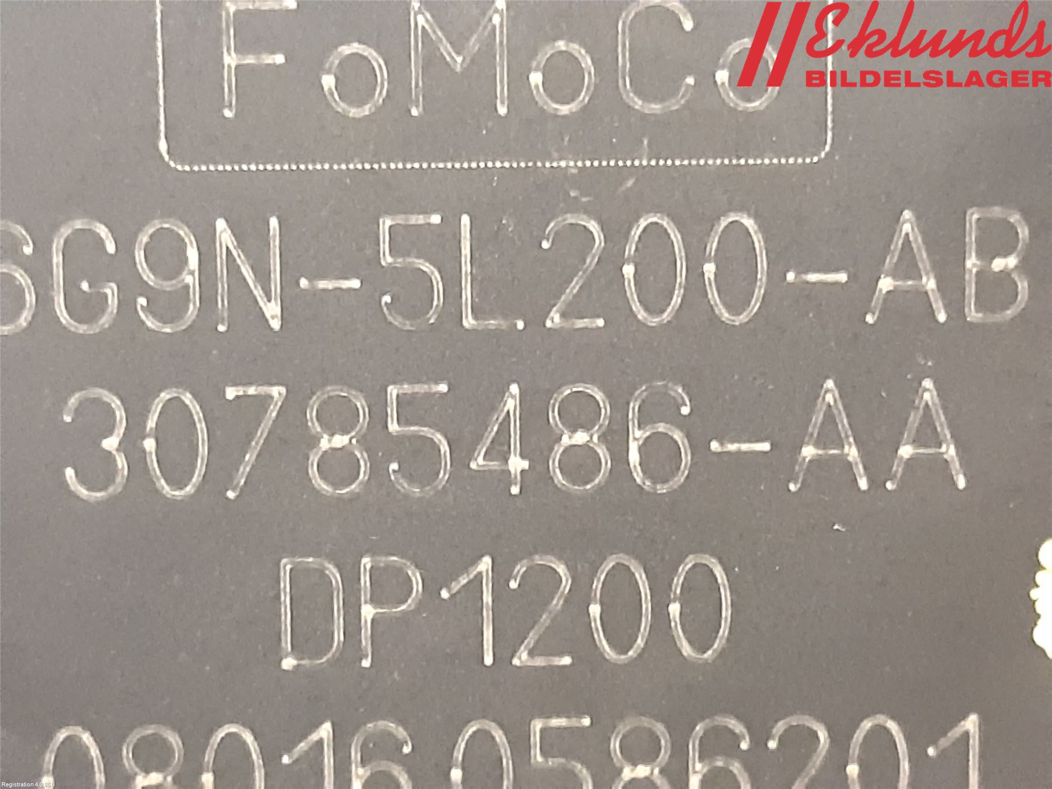 Volvo V70 08-13 Givare Temp-Tryck Avgas