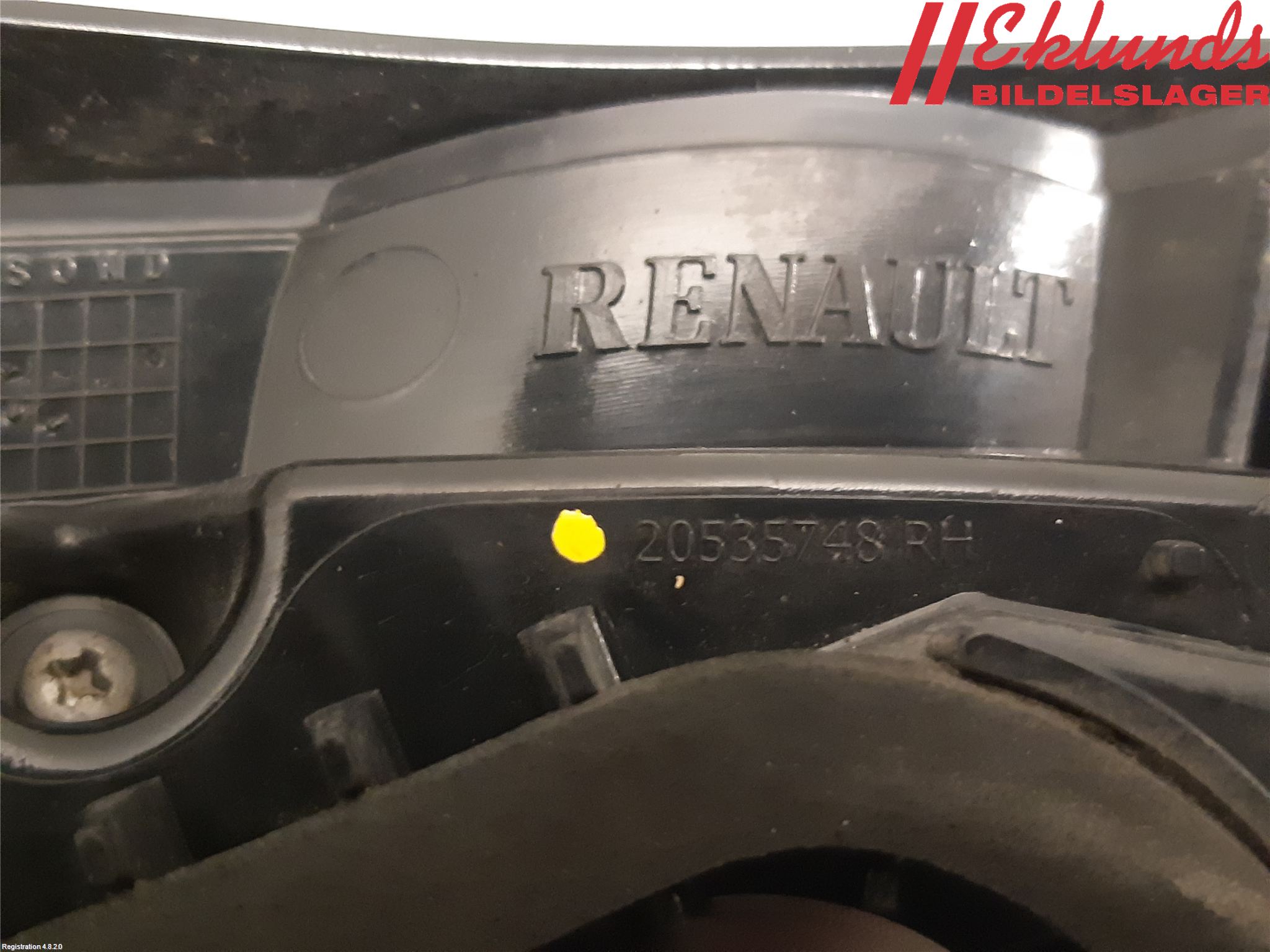 Renault CLIO IV 12-16 Bakljus Lucka Hö