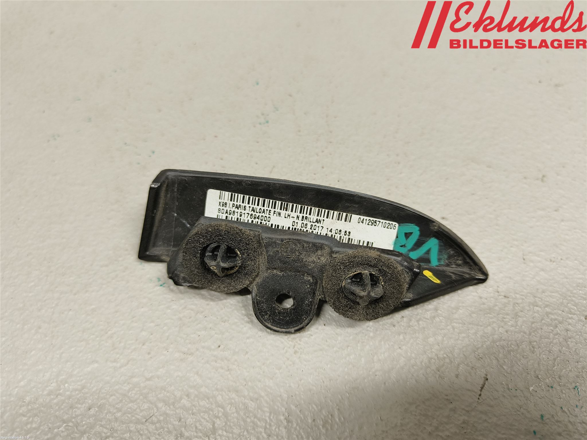 Renault CLIO IV 16-19 Bakljussarg