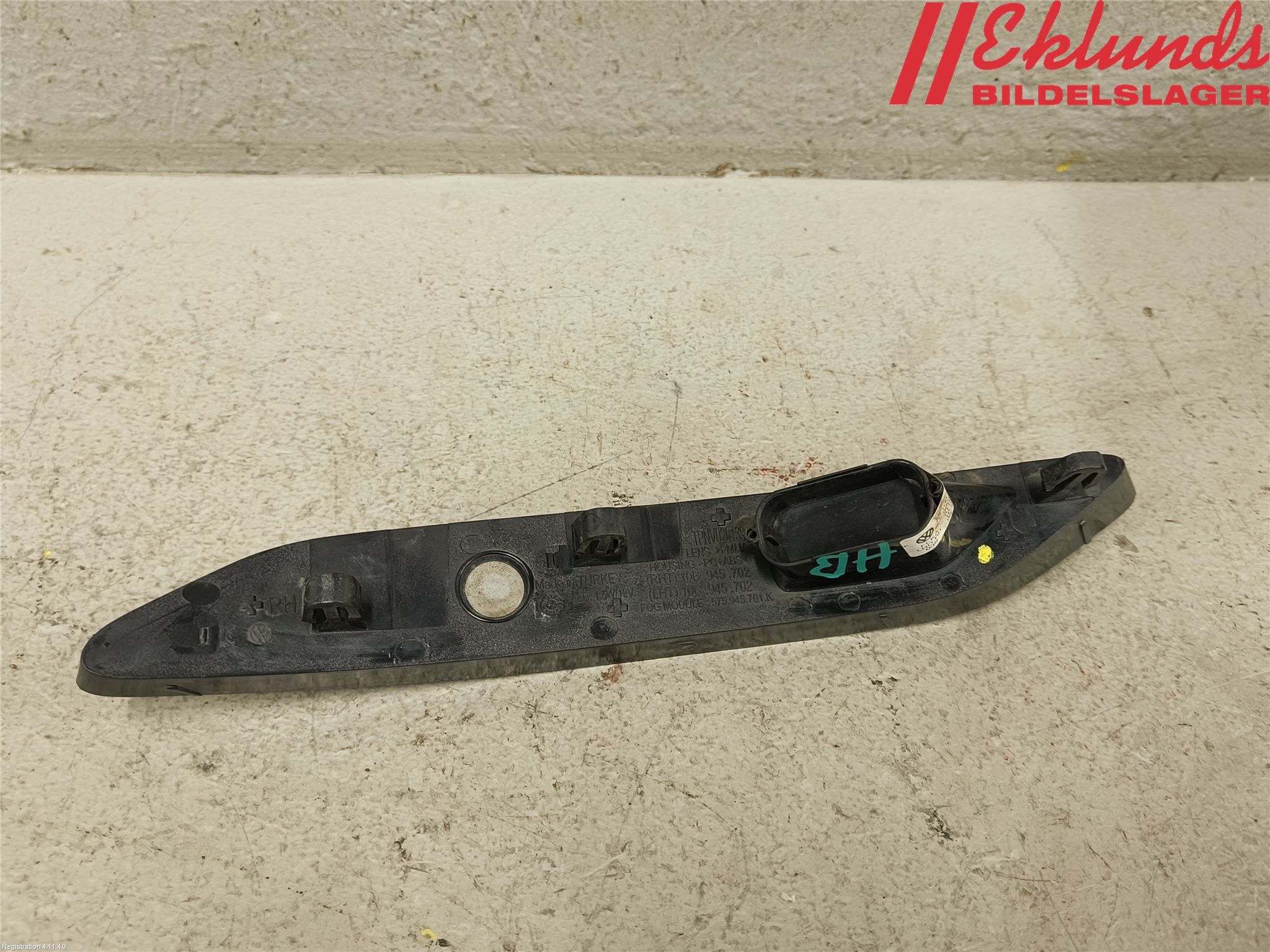 Volkswagen VW ID.3 21- Dimljus/Reflex Bak