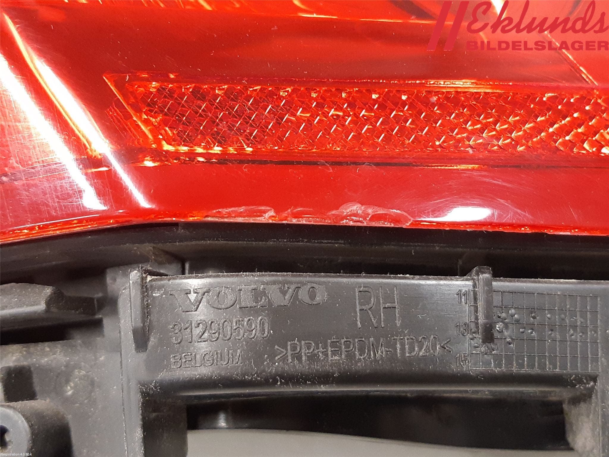 Volvo V40 12-19 Bakljus Höger