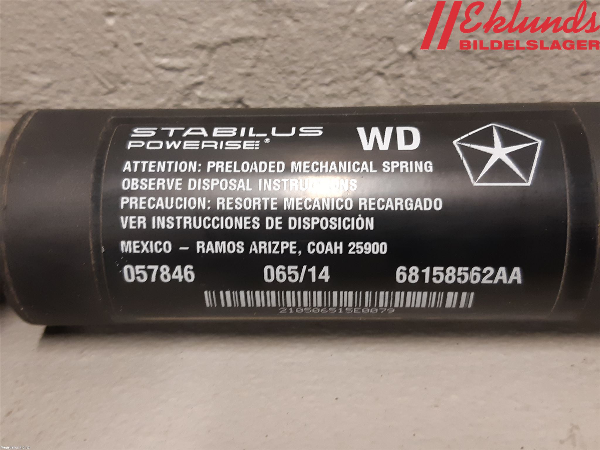 Dodge DURANGO Bakluckeöppnare Automatisk