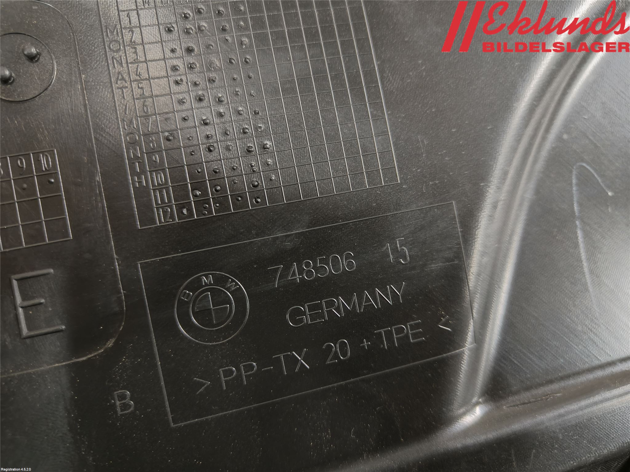 BMW X1 F48 15-22 Torpedplåt-Torpedplast