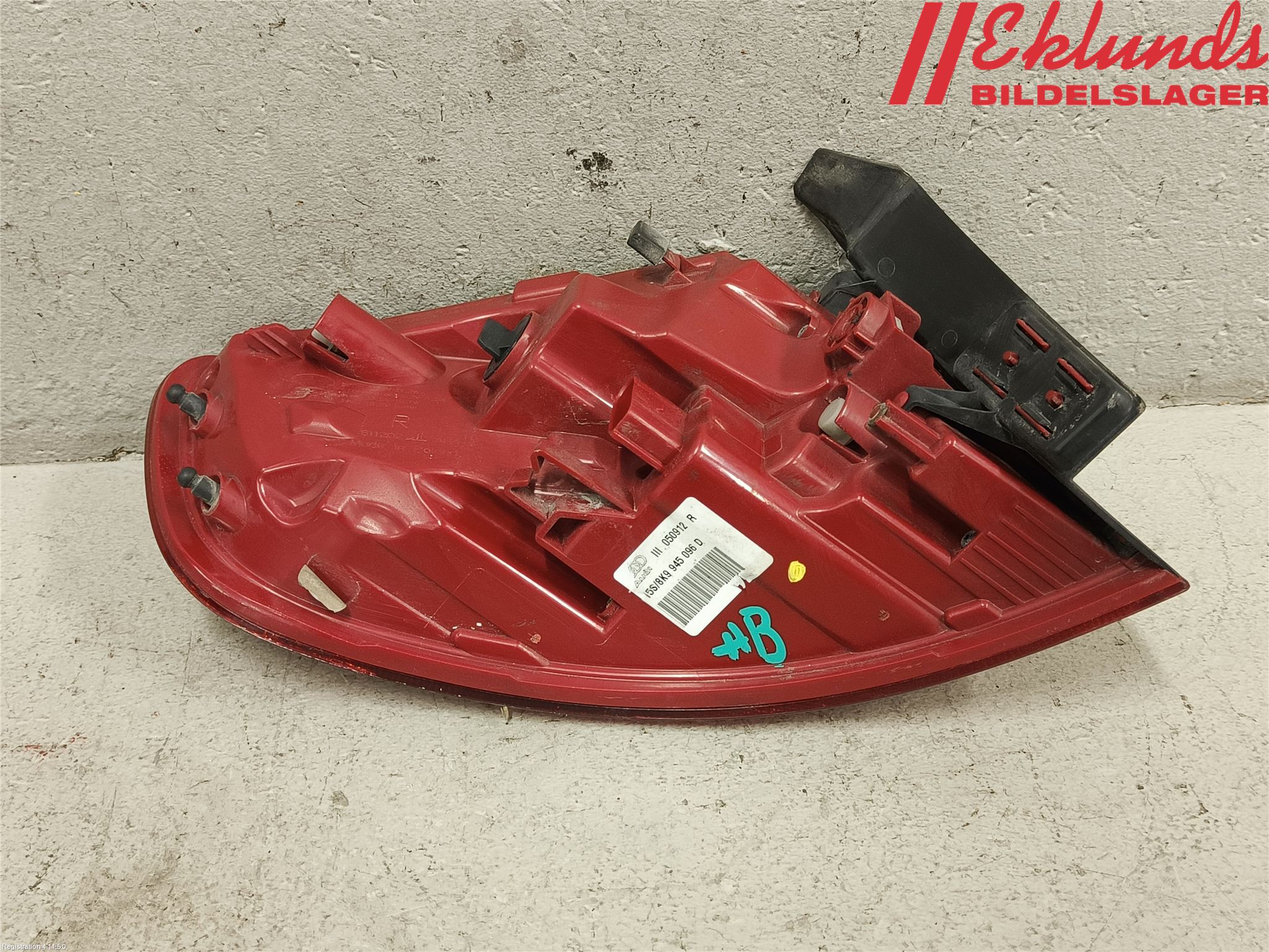 Audi A4 12-15 Bakljus Höger