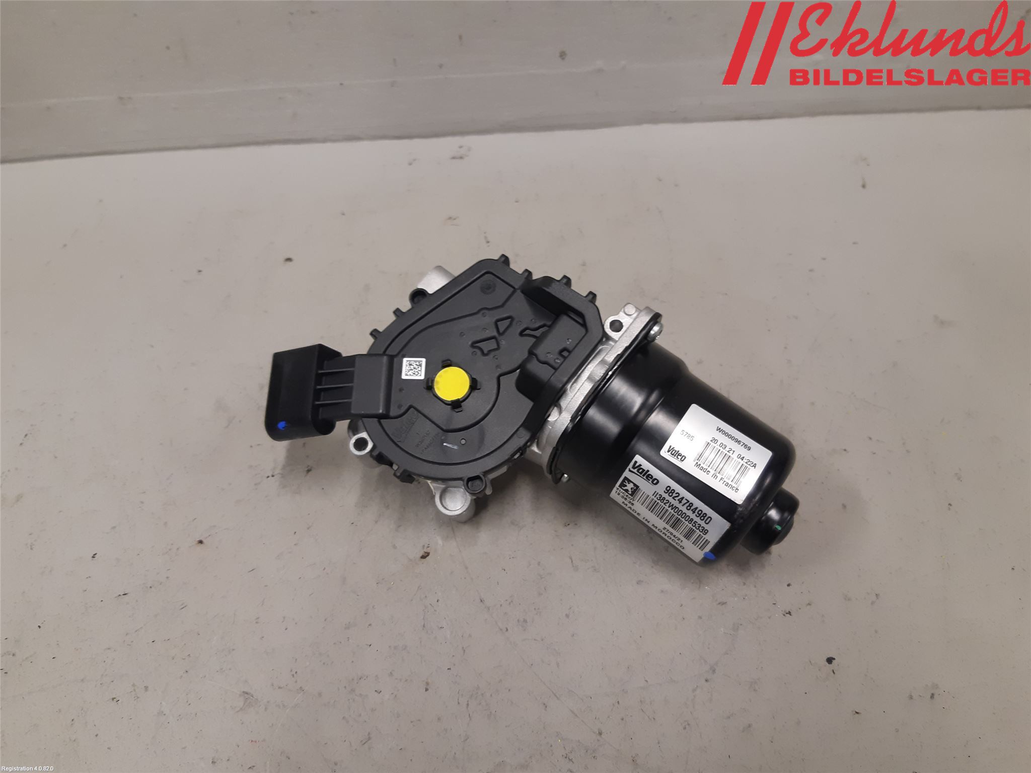 Peugeot 2008 13-20 Torkarmotor Vindruta