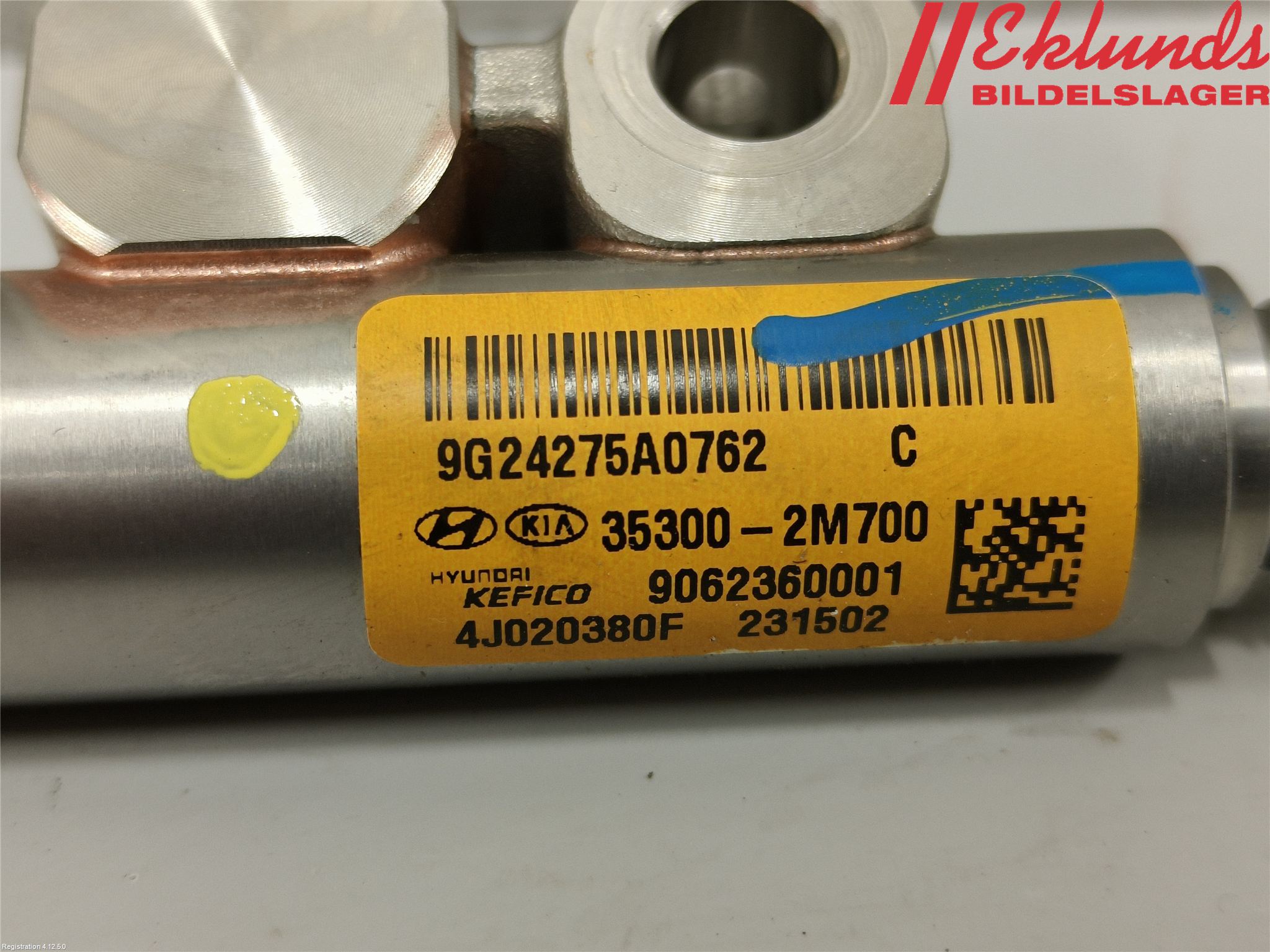Hyundai TUCSON 05- Inj. Fuelrail