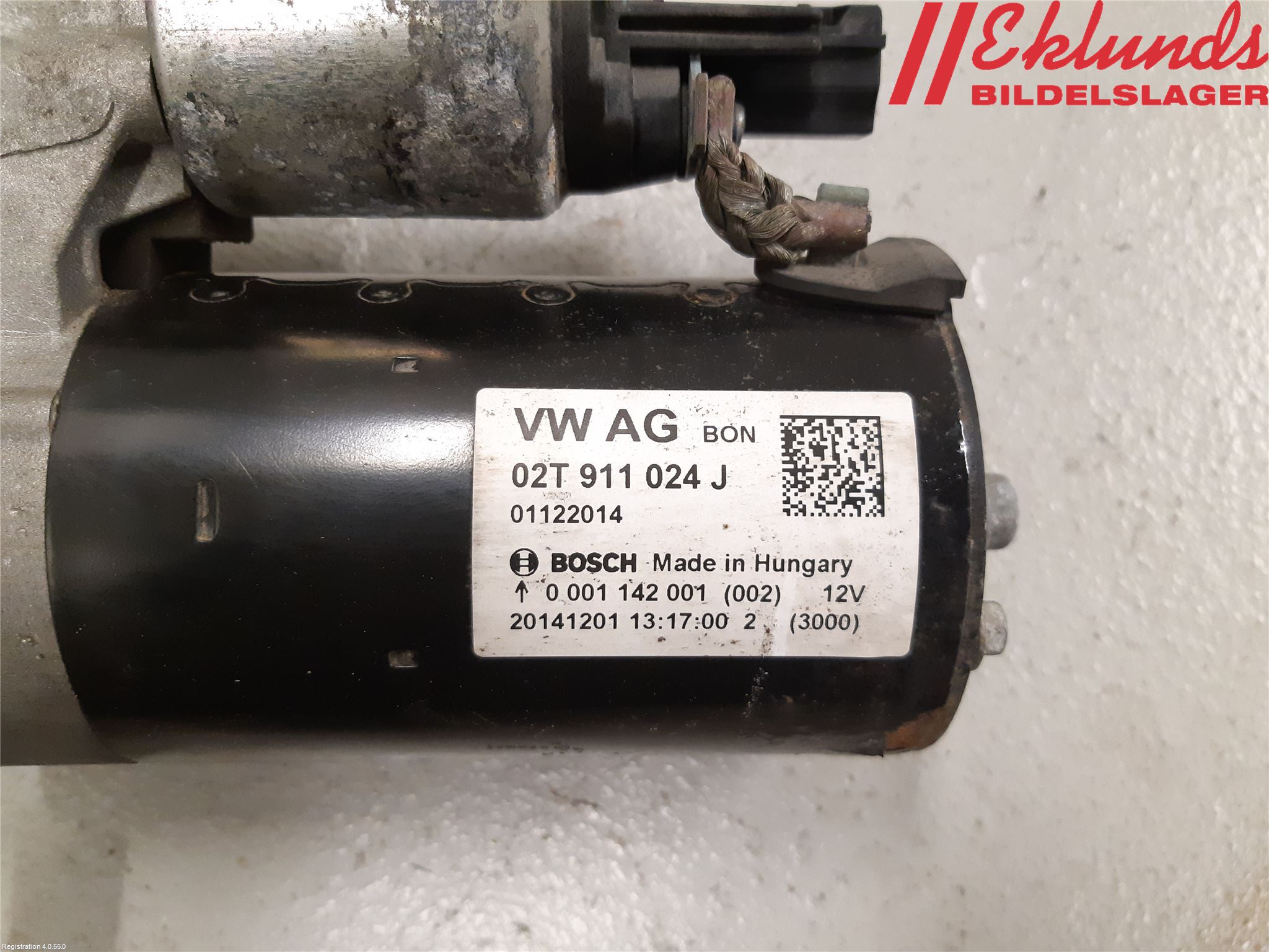 Skoda RAPID Startmotor