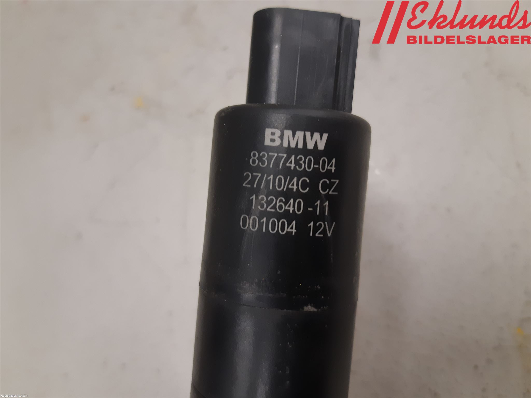 BMW 3 E90/91 SED/TOU 05-12 Spolarpump Högtryck