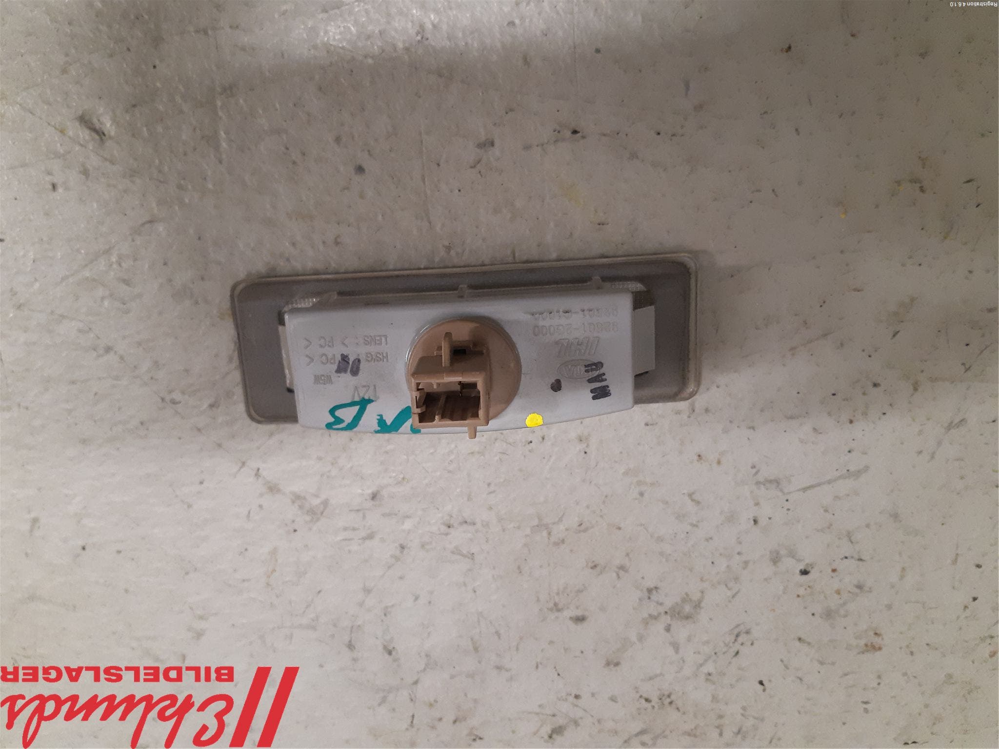 Kia SPORTAGE (QL) 16-21 Skylt Belysning