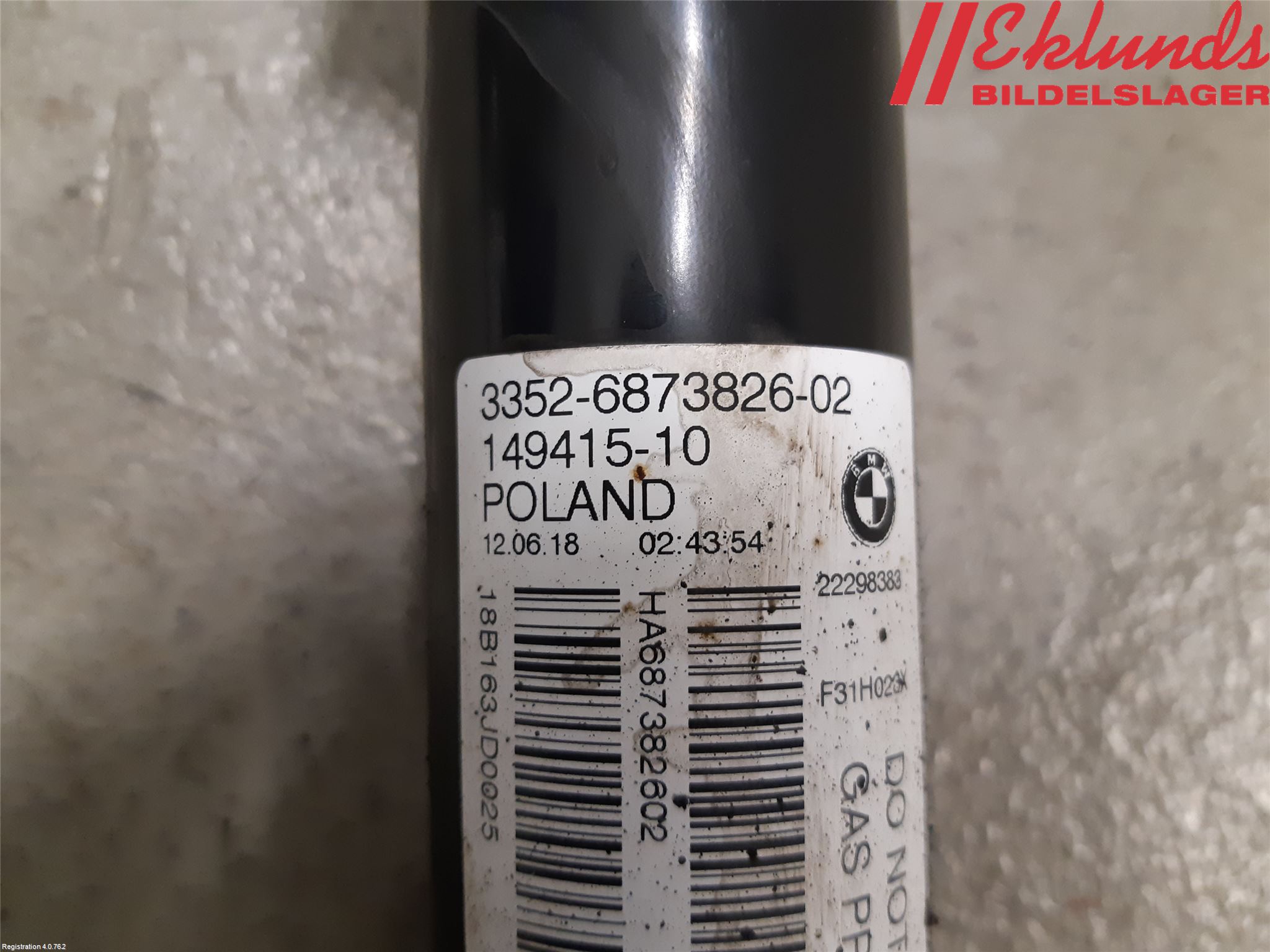 BMW 3 F30/F31/F80 12-19 Stötdämpare Bak