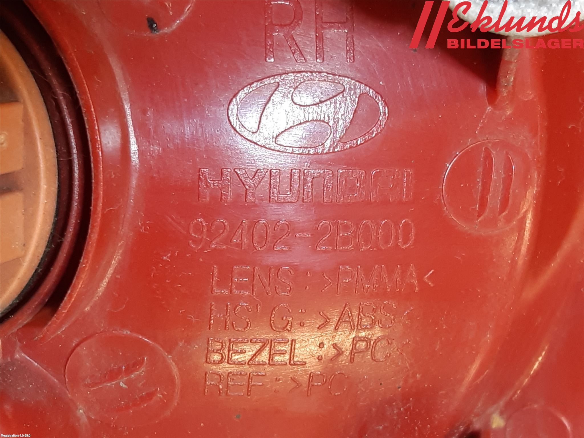 Hyundai SANTA FE  06-12 Bakljus Höger