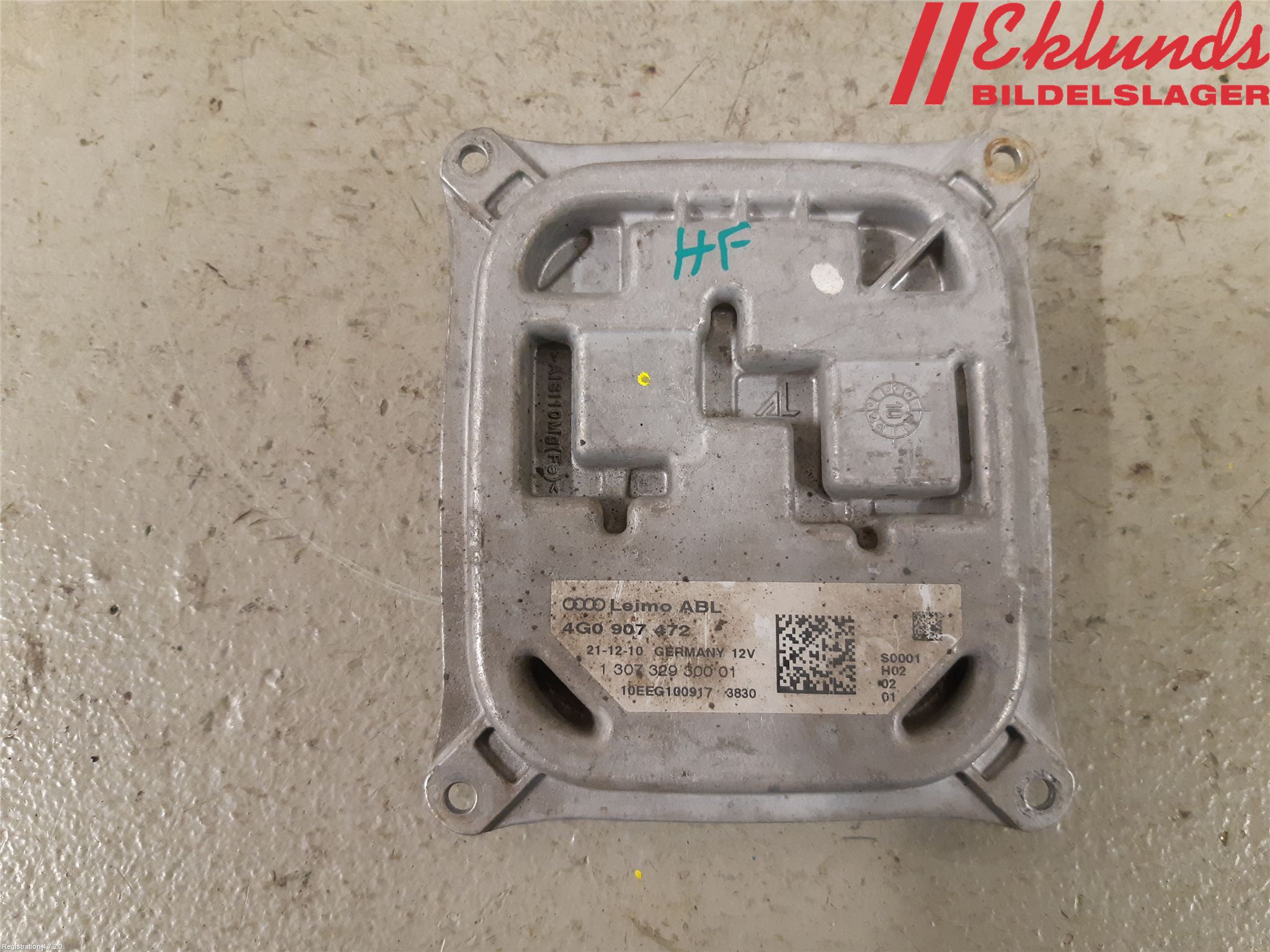 Audi A7/S7 4G 11-17 Styrenhet Strålkastare