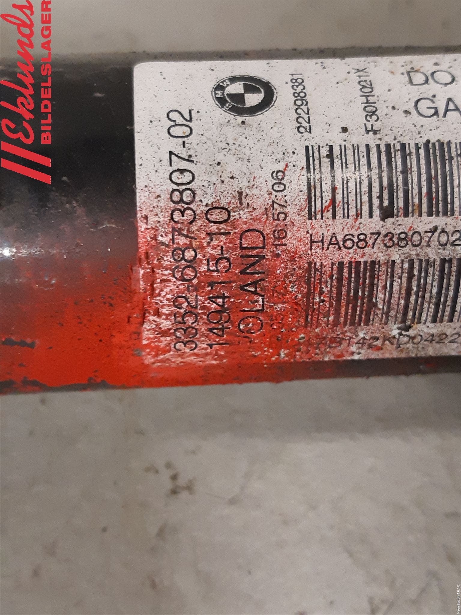 BMW 3 F30/F31/F80 12-19 Stötdämpare Bak