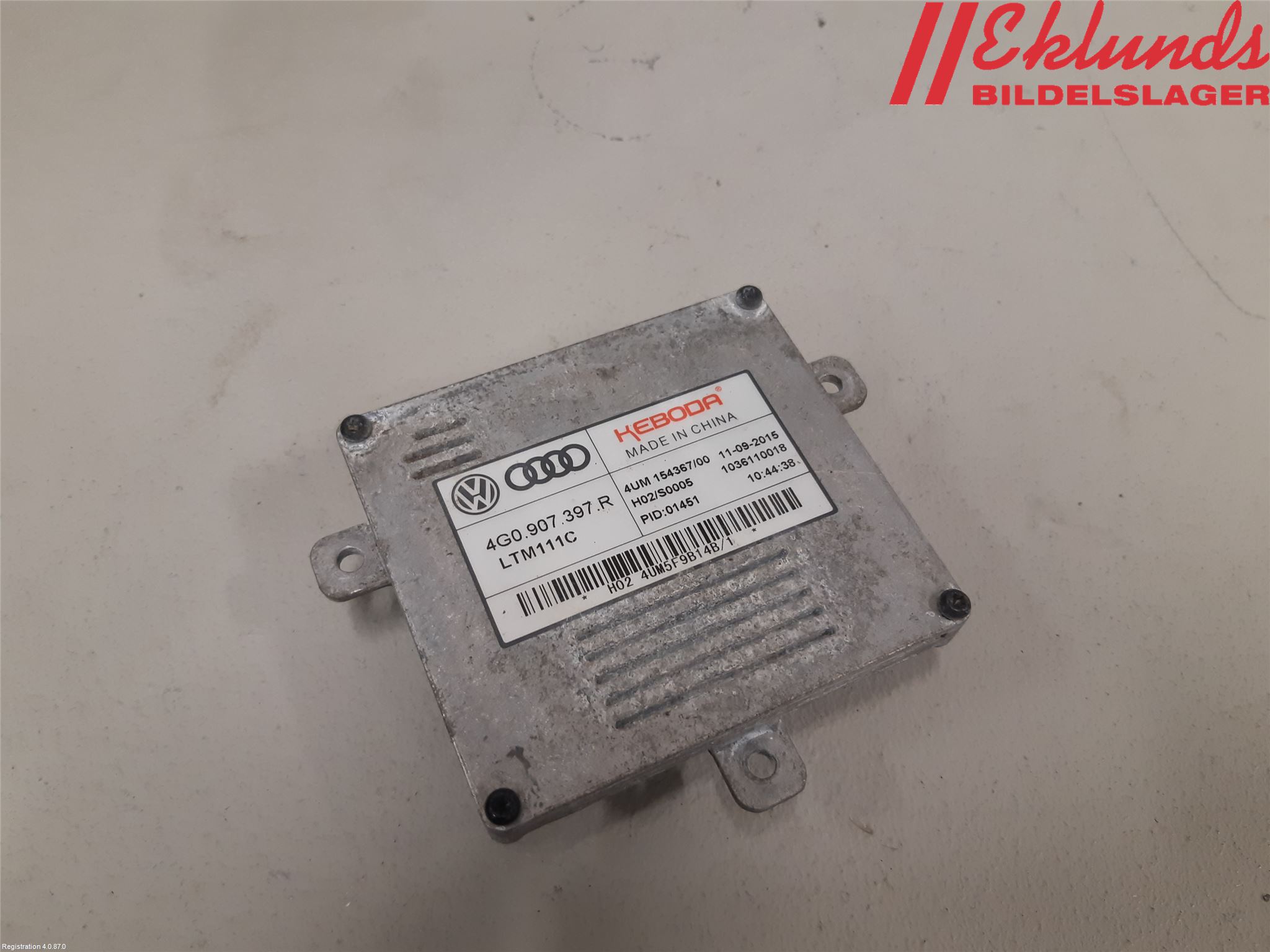 Audi A6/S6 4G 11-18 Styrenhet Strålkastare