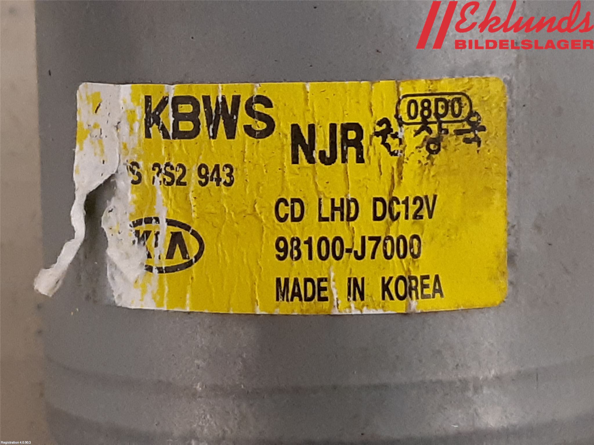 Kia CEED/CEED SW 19- Torkarmotor Vindruta