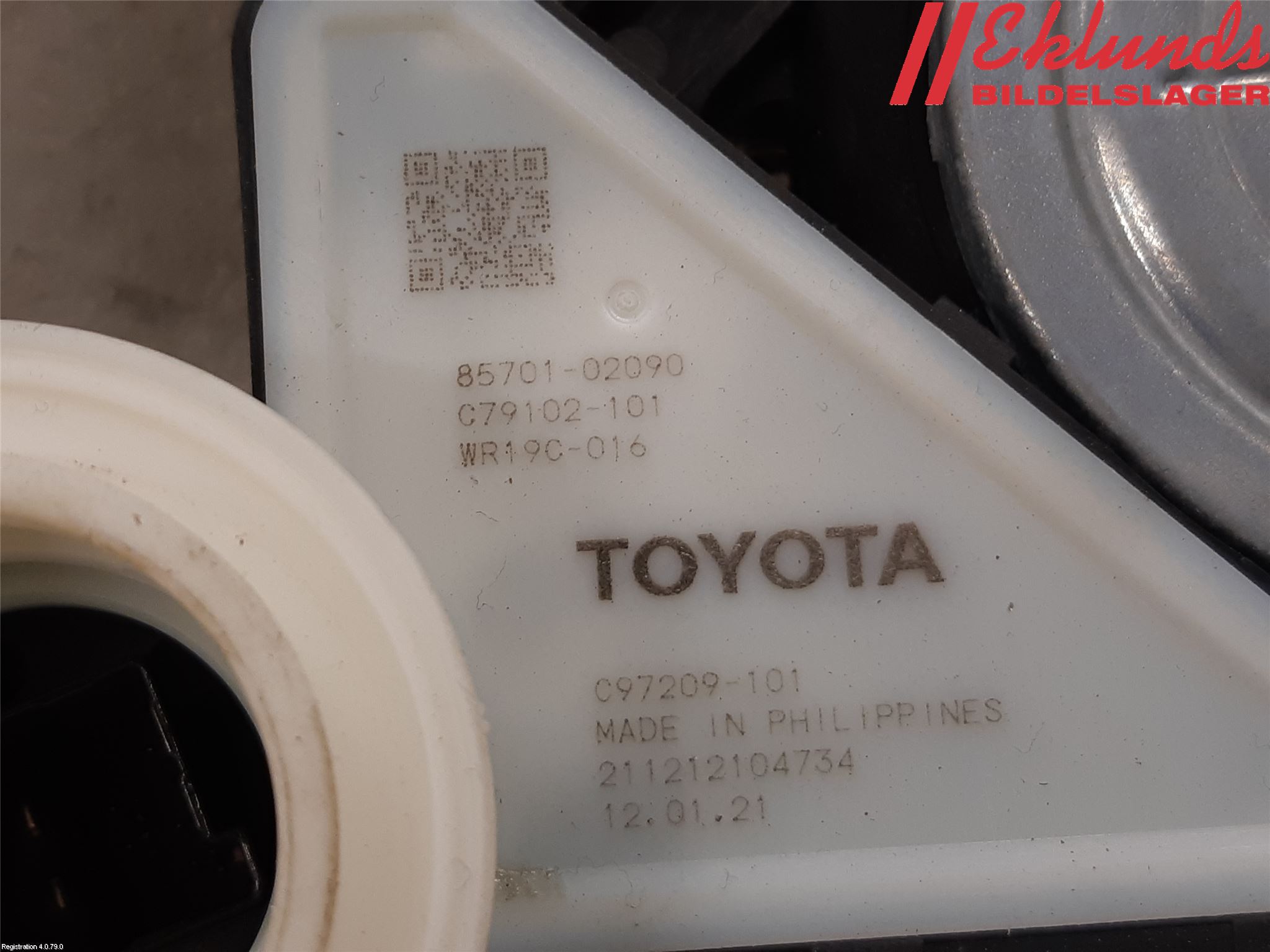 Toyota COROLLA 19- Fönsterhiss El Kompl