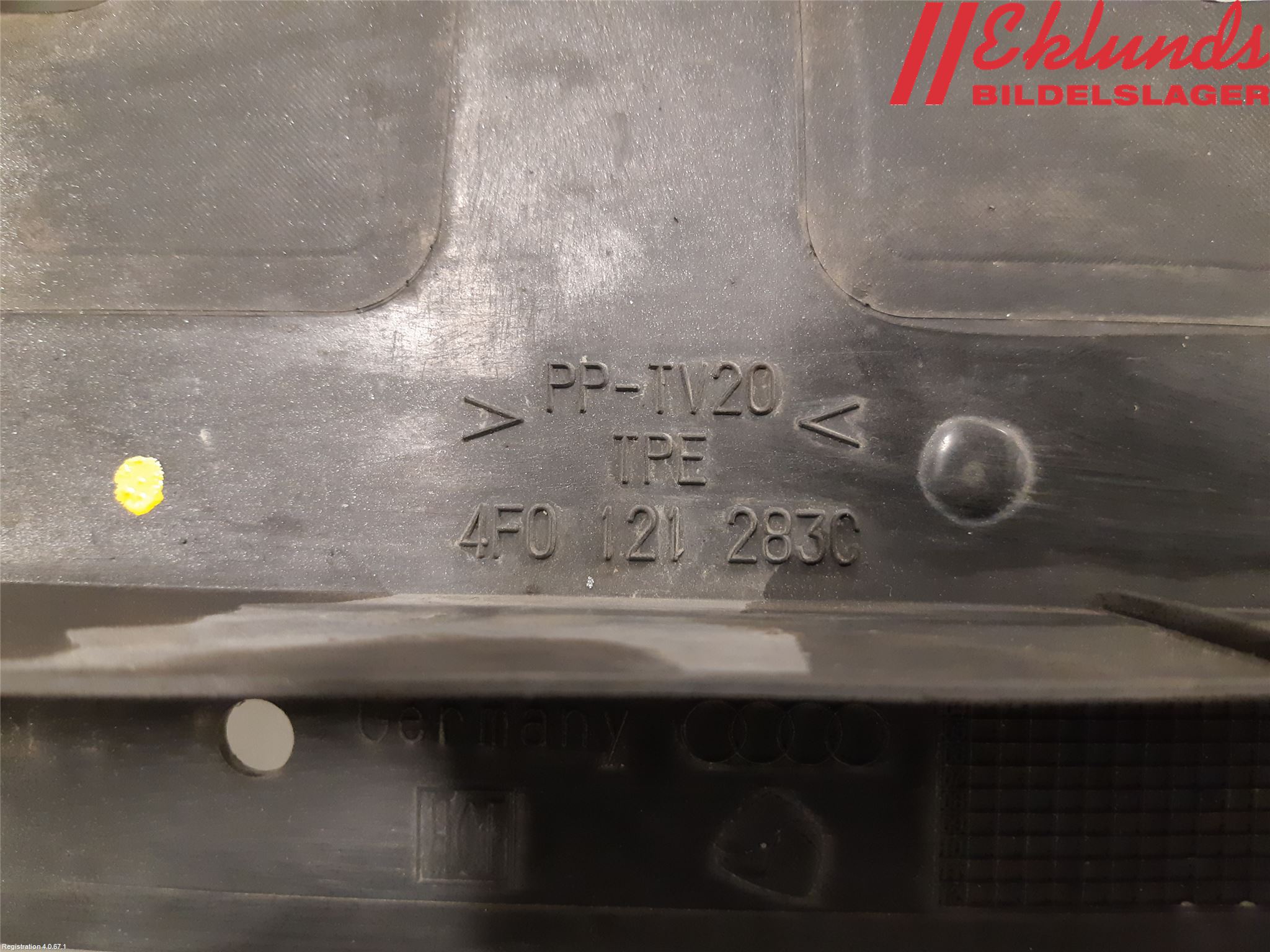 Audi A6/S6     05-11 Deflektor Plåt-Plast Kylning