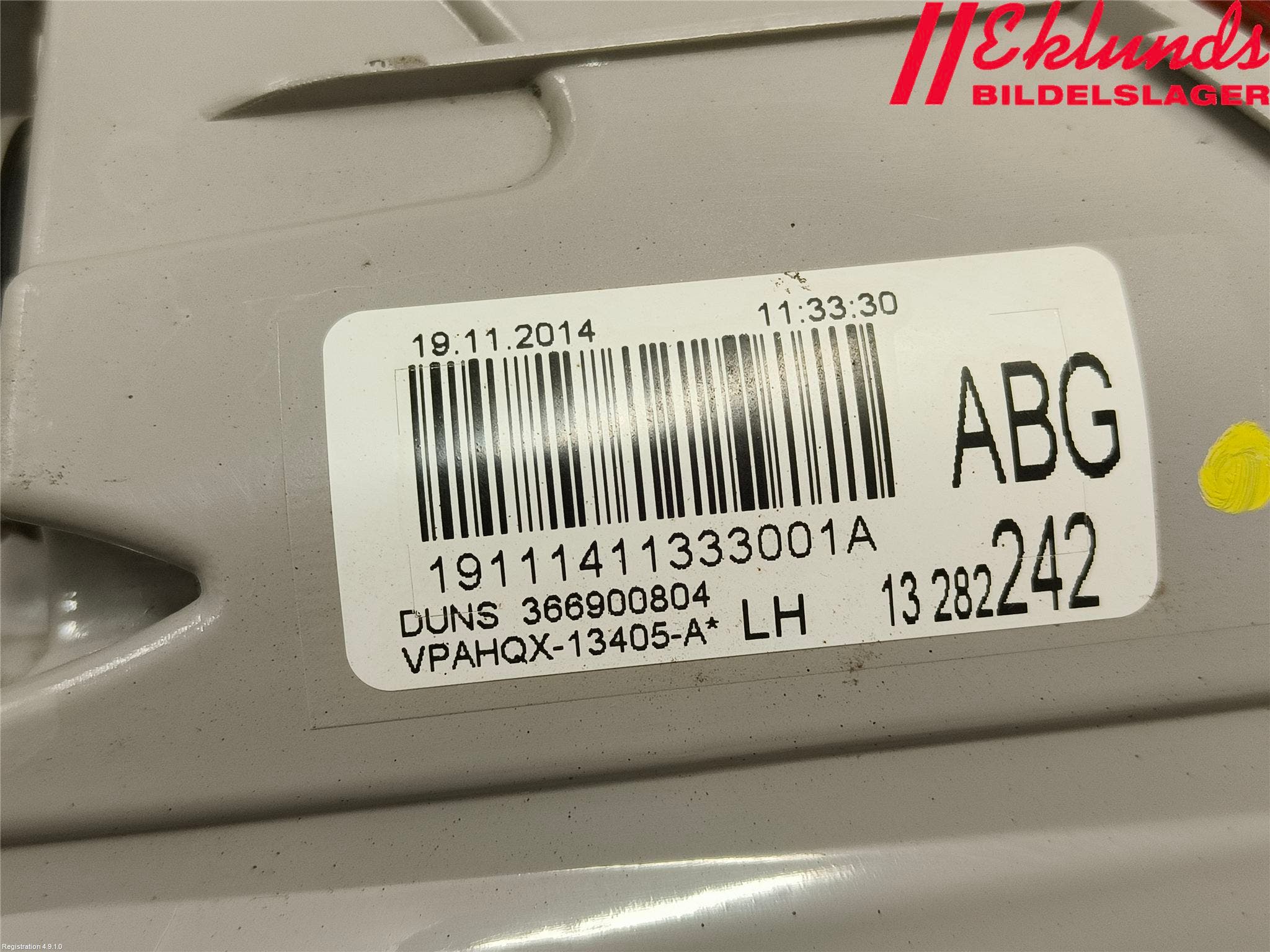 Opel ASTRA J 10-15 Bakljus Vänster