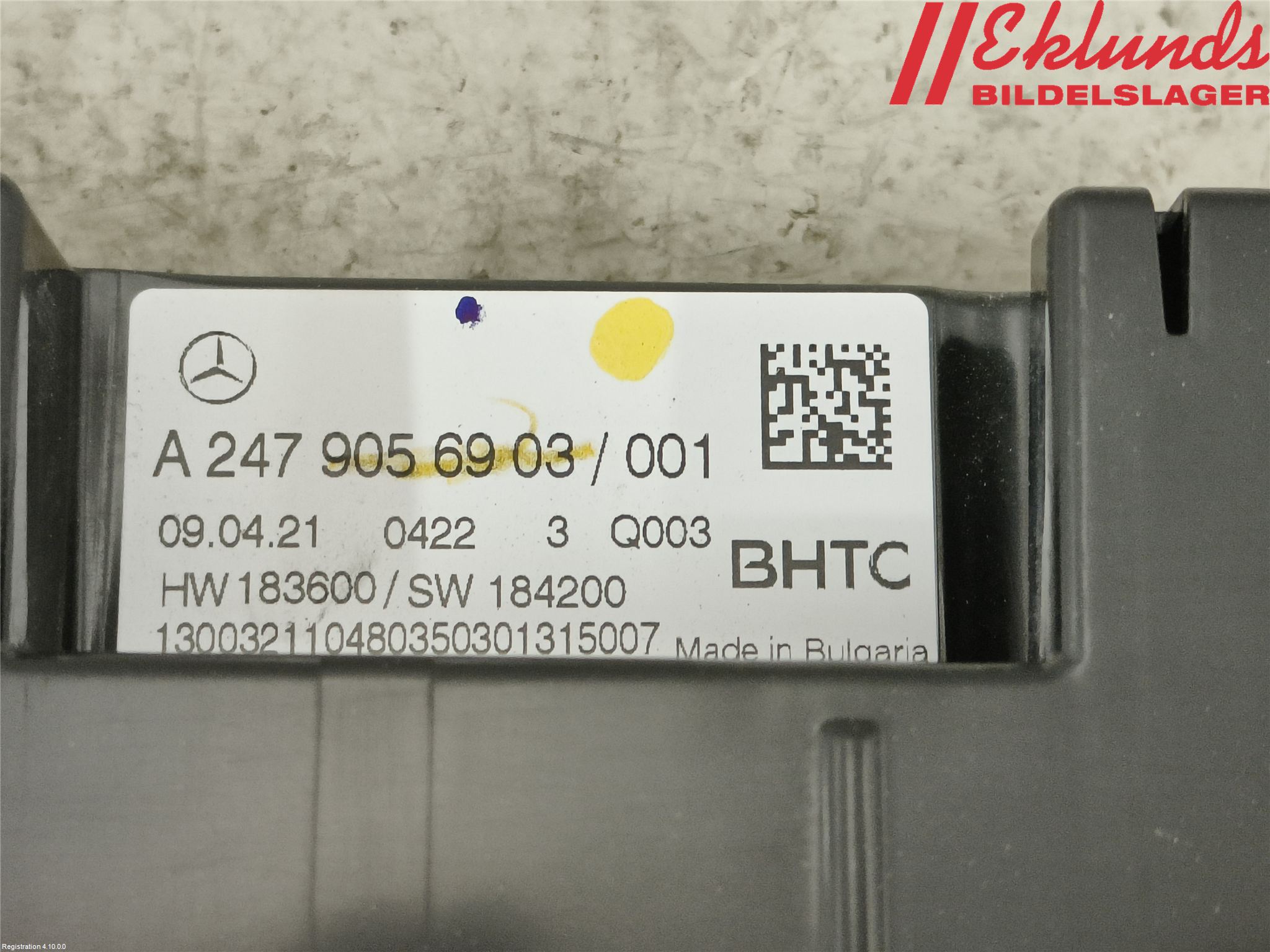 Mercedes-Benz MB CLA-KLASS (C118/X118) 19- Ac Styrenhet Ac Manöveren
