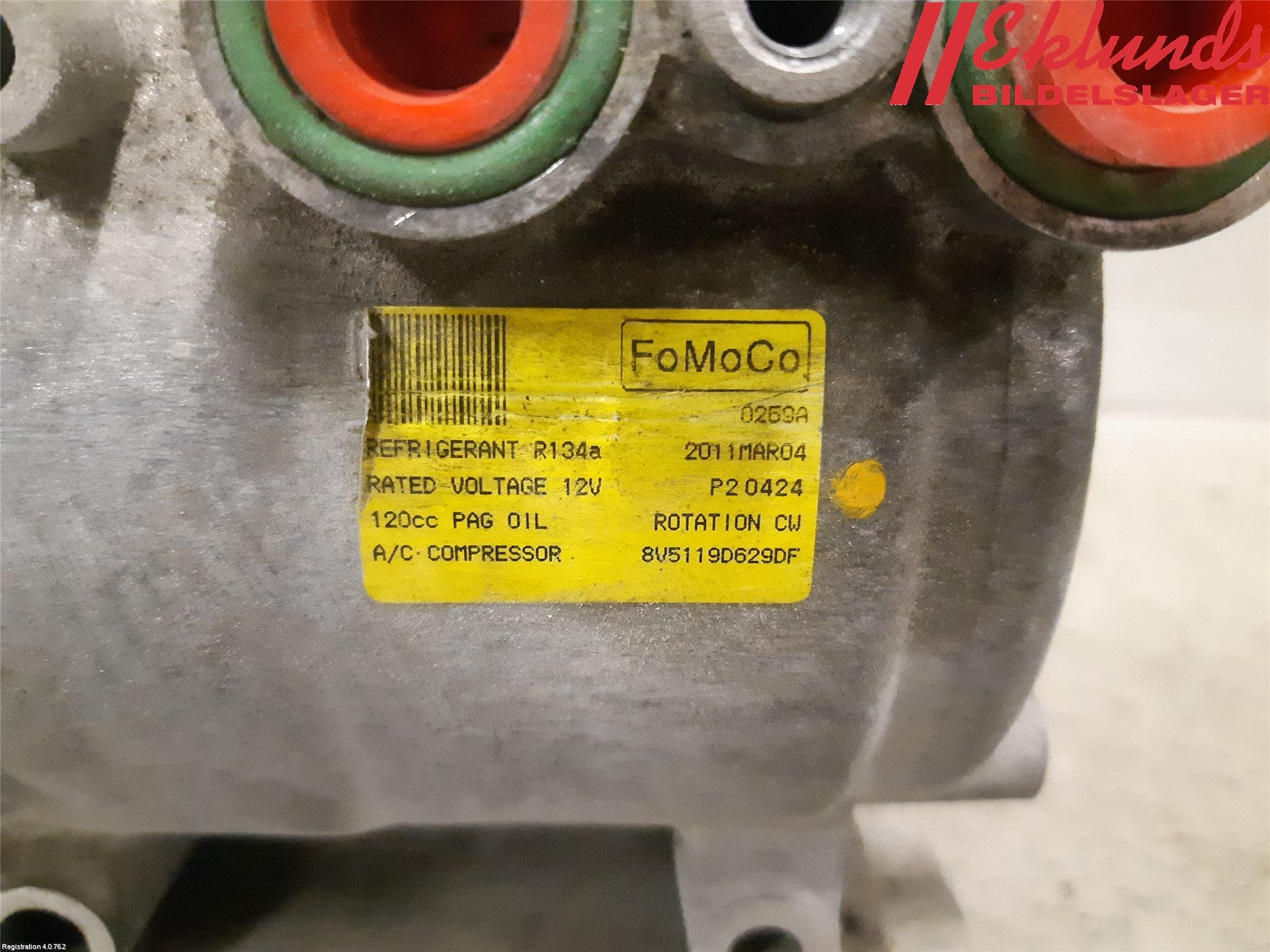 Ford FIESTA 09-12 Ac Kompressor