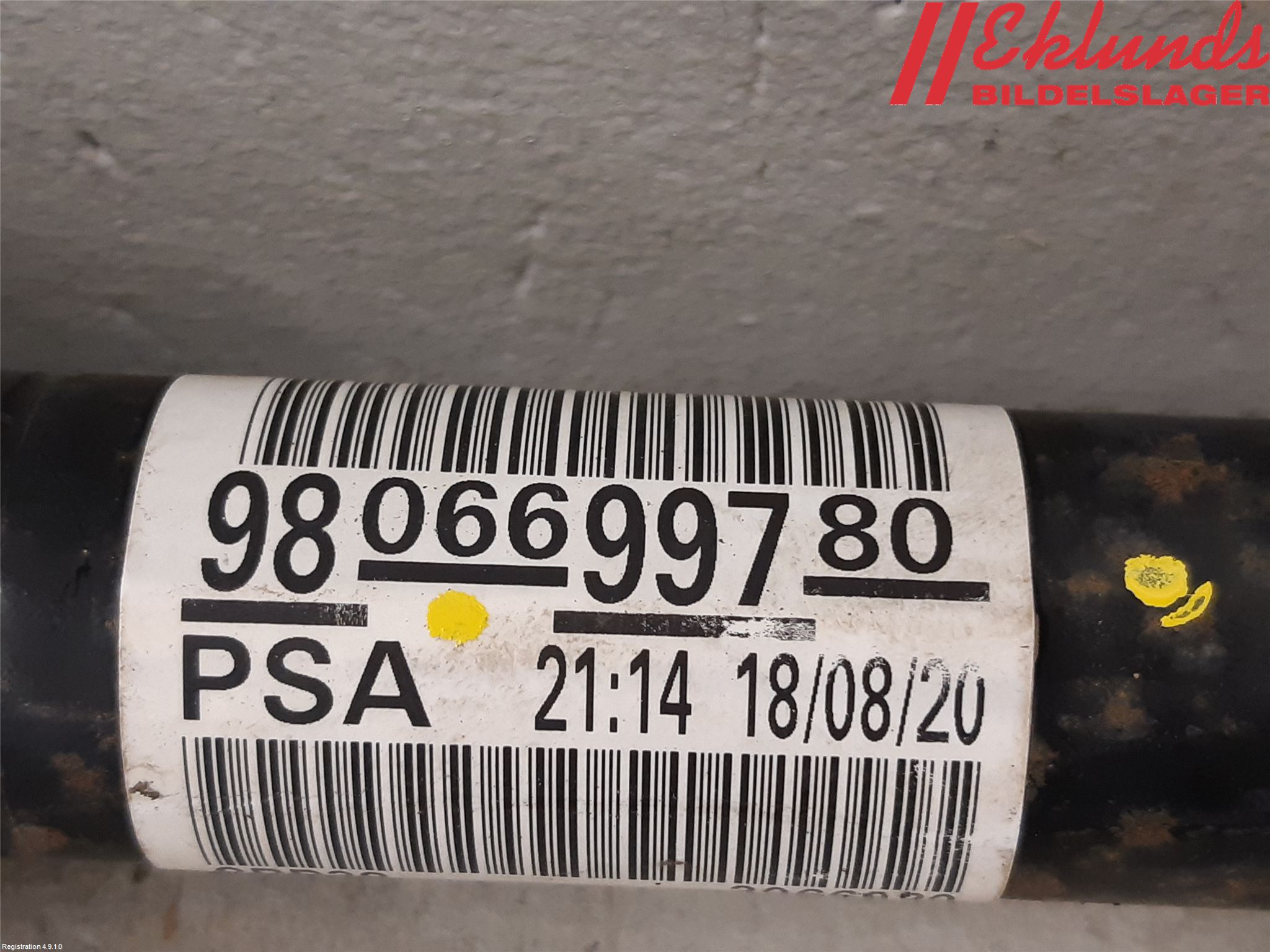 Toyota PROACE II 16- Drivaxel Fram Höger