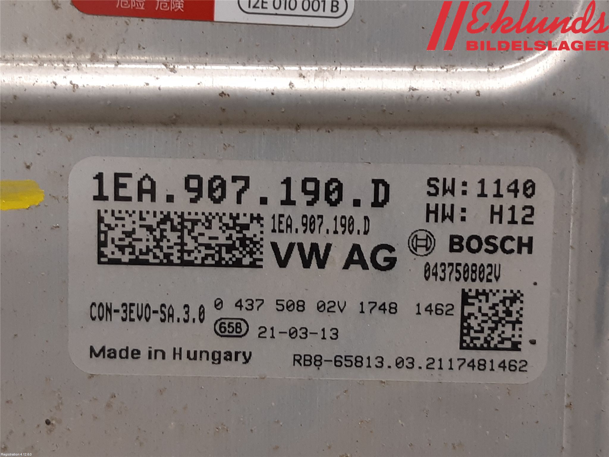 Skoda ENYAQ iV 21- Dc-Cd Omvandlare Hybrid