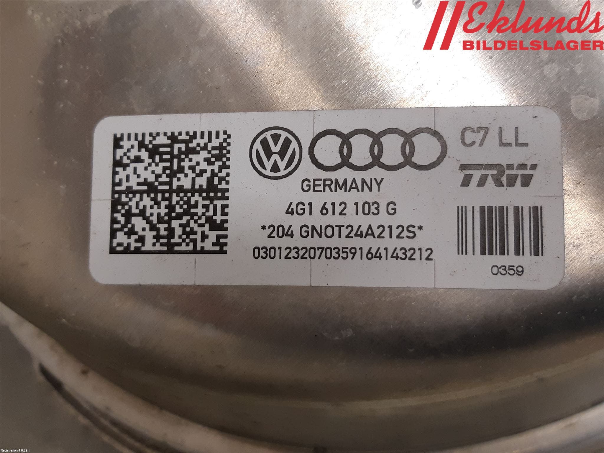 Audi A6 ALLROAD 12-18 Bromsservo