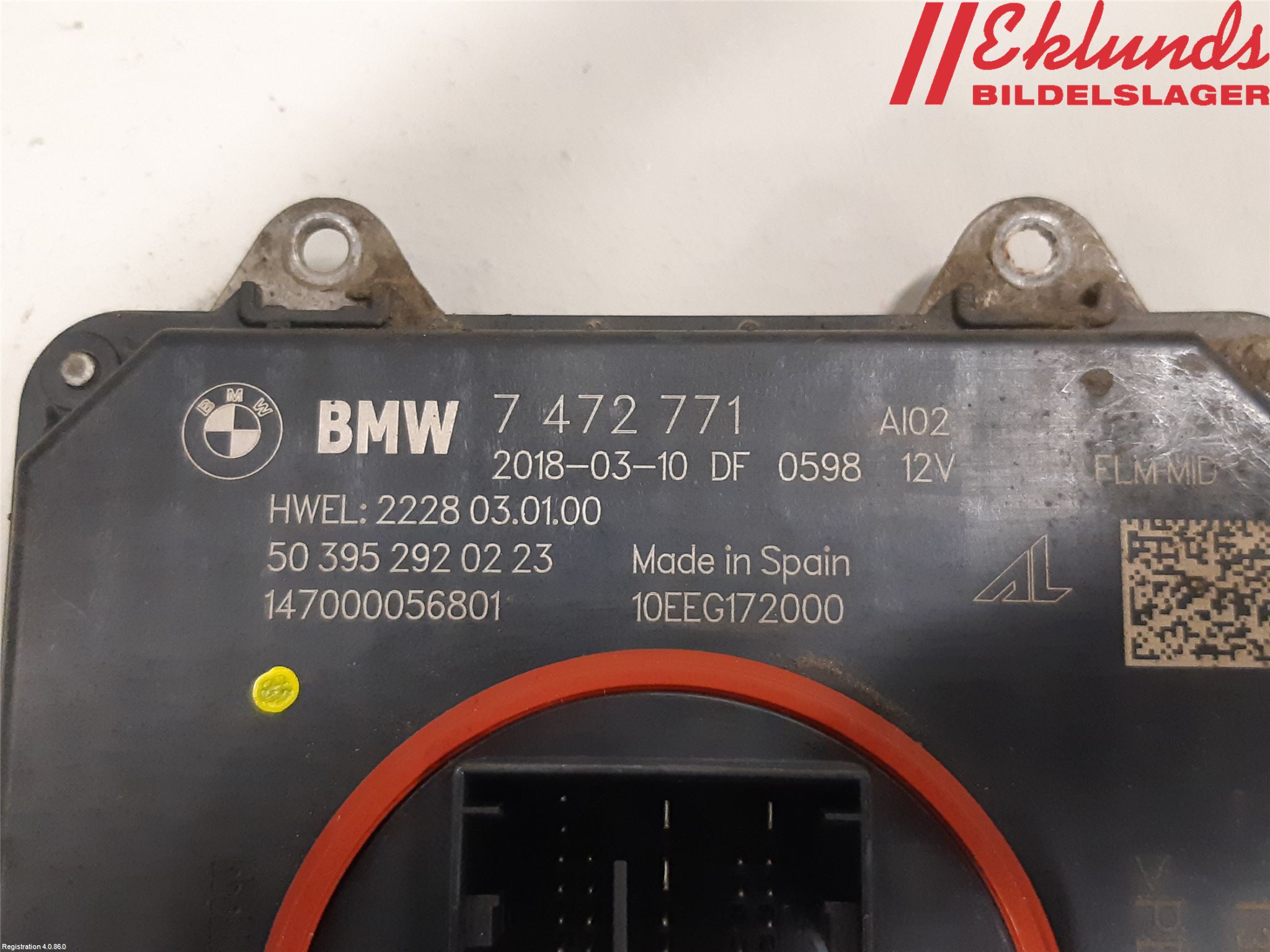 BMW 5 G30/G31/F90 17-23 Styrenhet Strålkastare