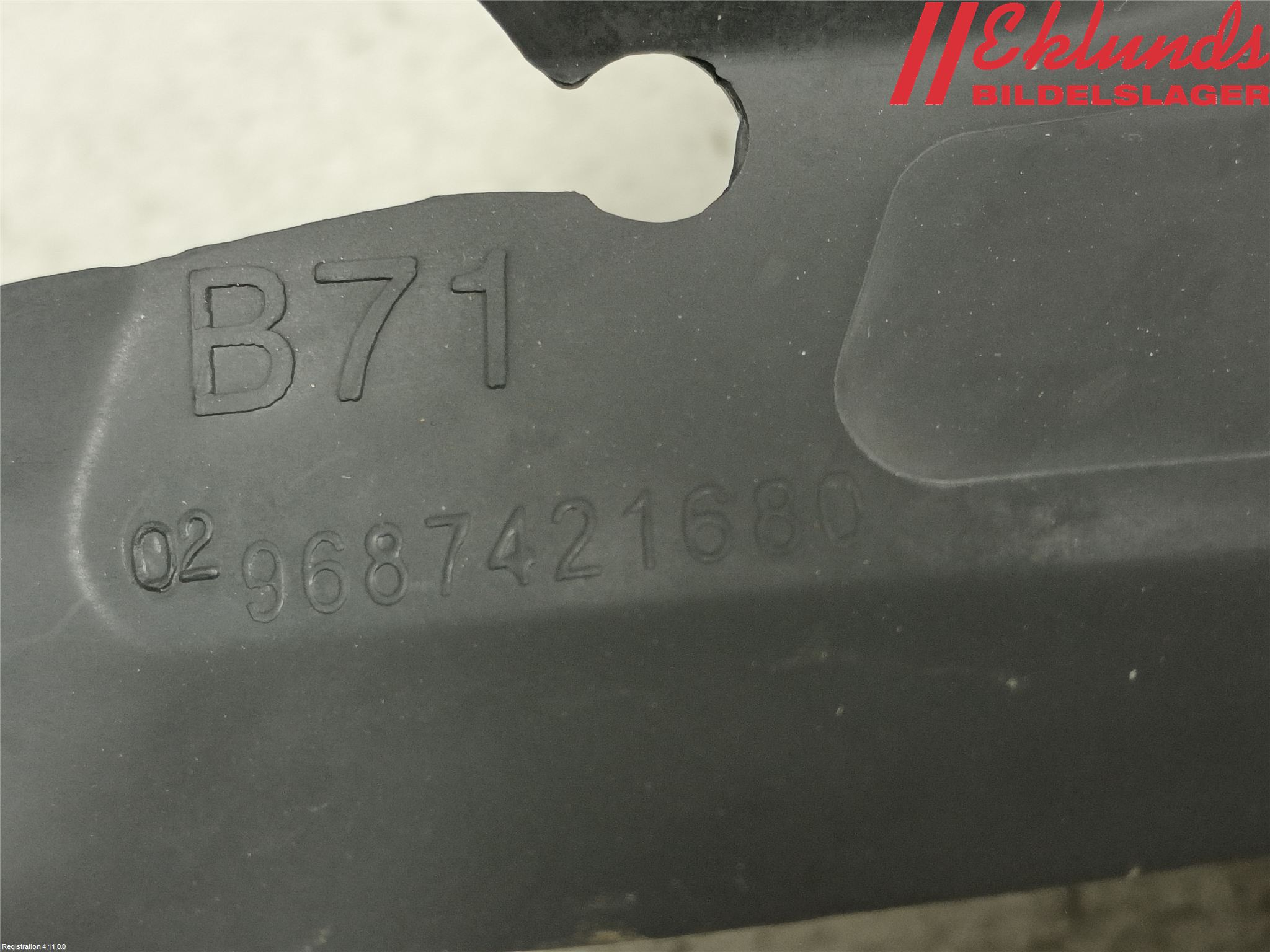 Citroen C4 II 11-18 Deflektor Plåt-Plast Kylning