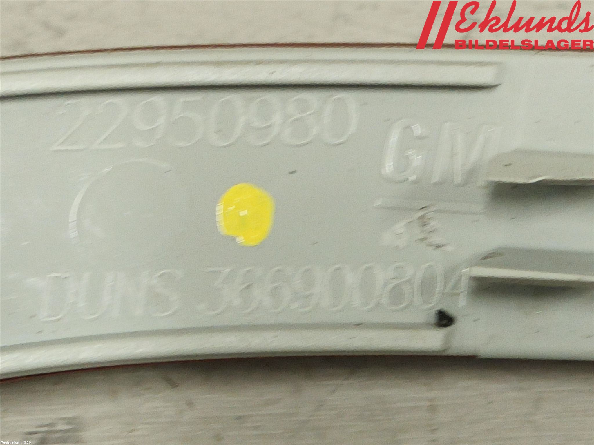 Opel INSIGNIA 09-16 Dimljus/Reflex Bak