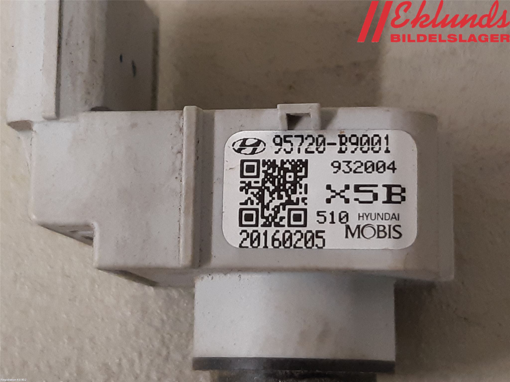 Hyundai i10 BA 14-16 Parkeringshjälp Backsensor